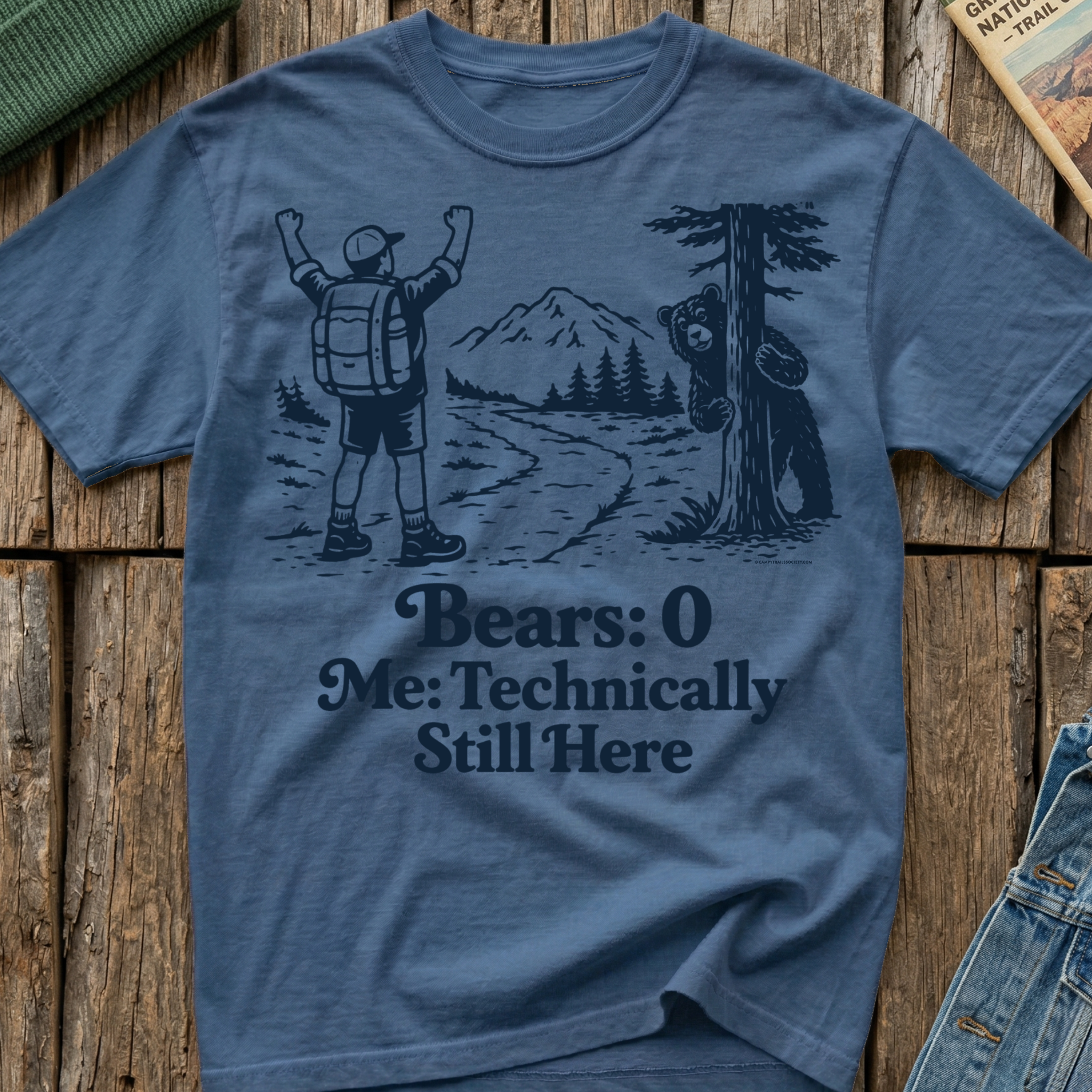 Bears 0 Me Technically Still Here T-Shirt