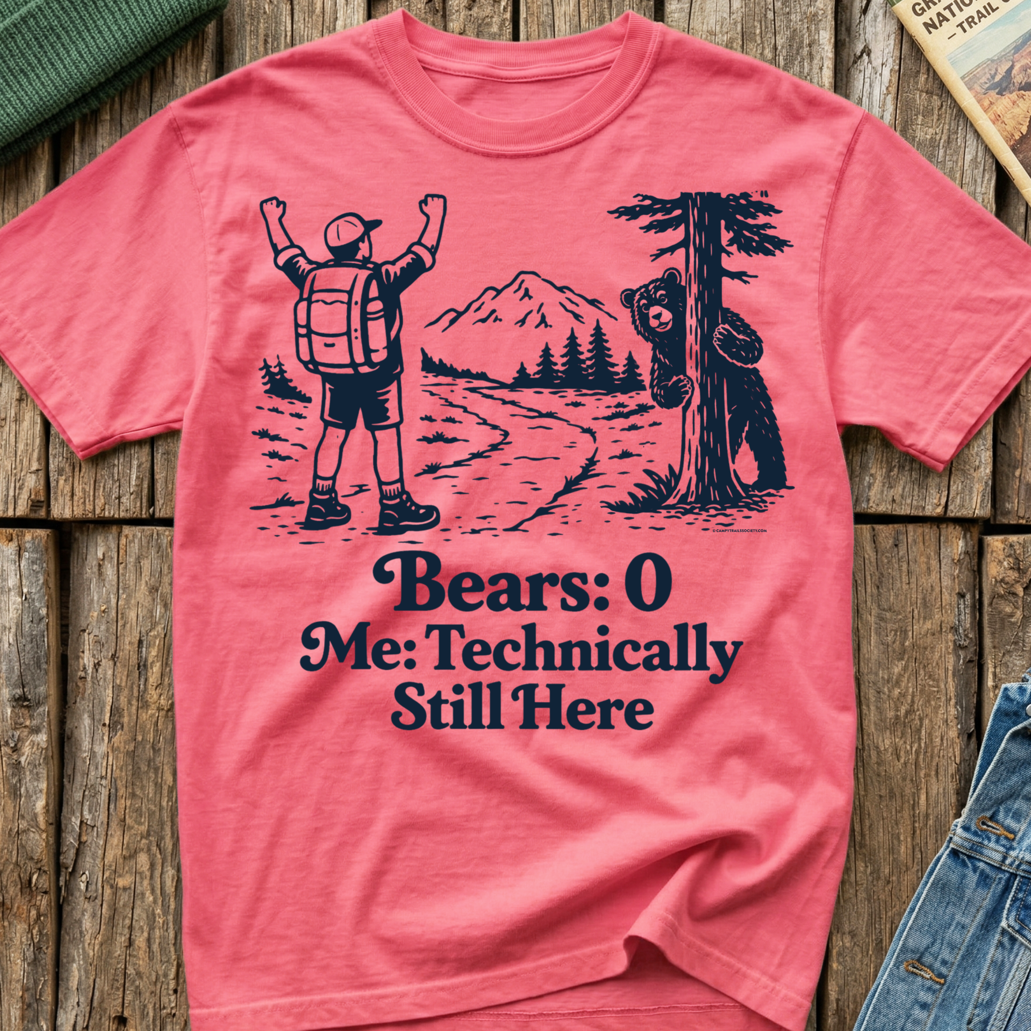 Bears 0 Me Technically Still Here T-Shirt