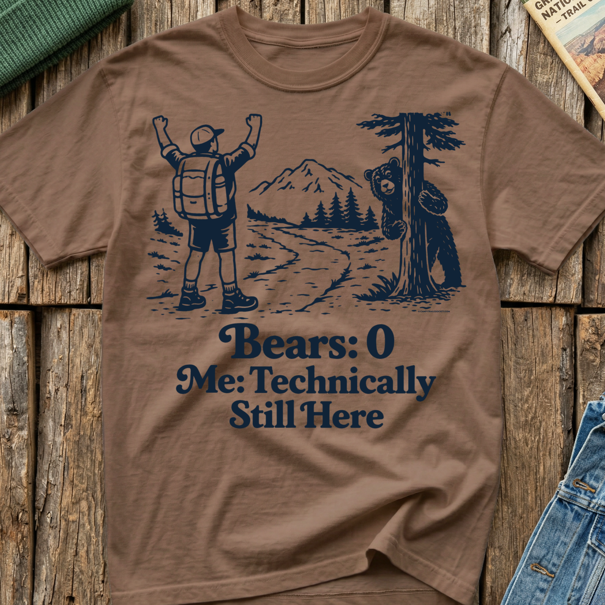 Bears 0 Me Technically Still Here T-Shirt