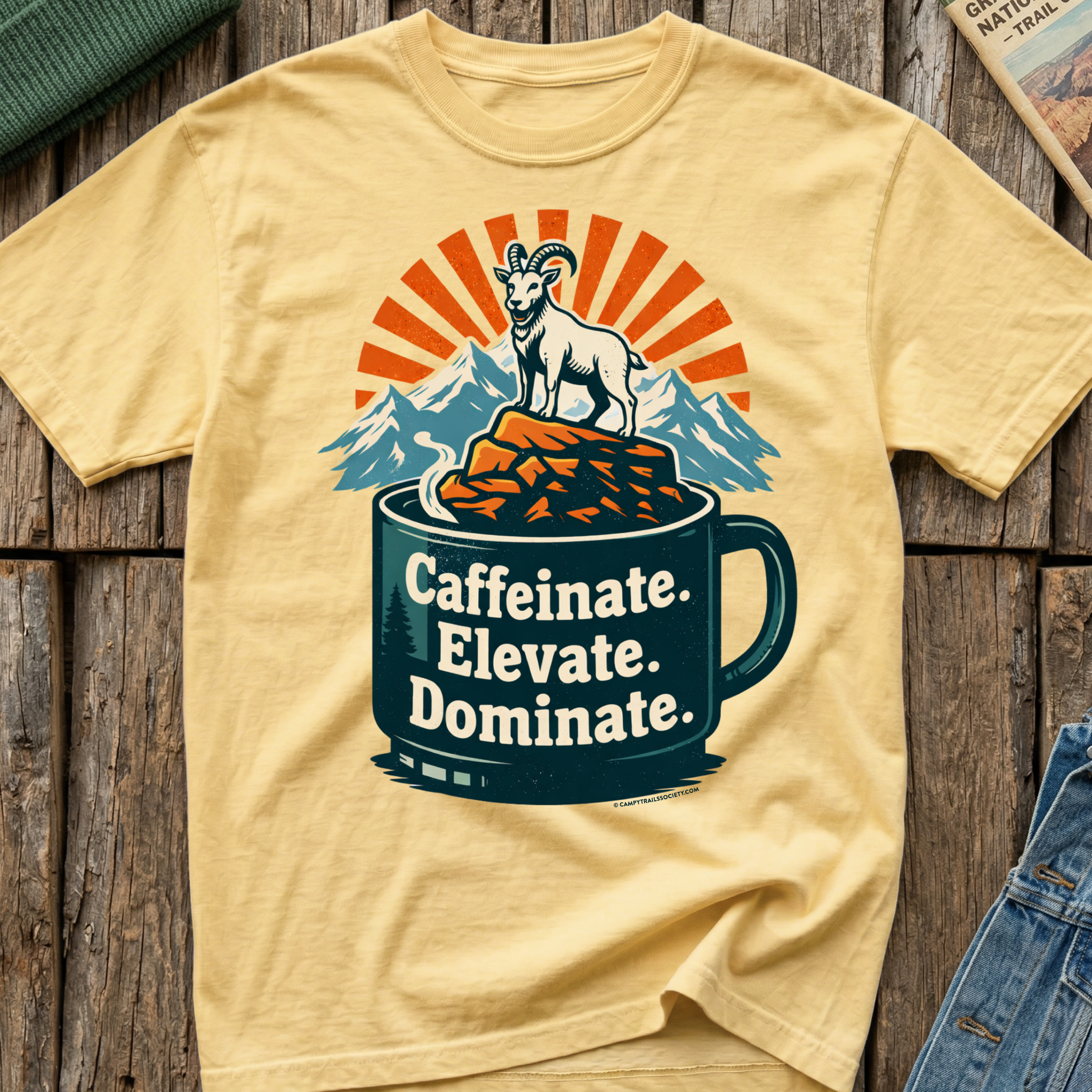 Caffeinate Elevate Dominate T-Shirt
