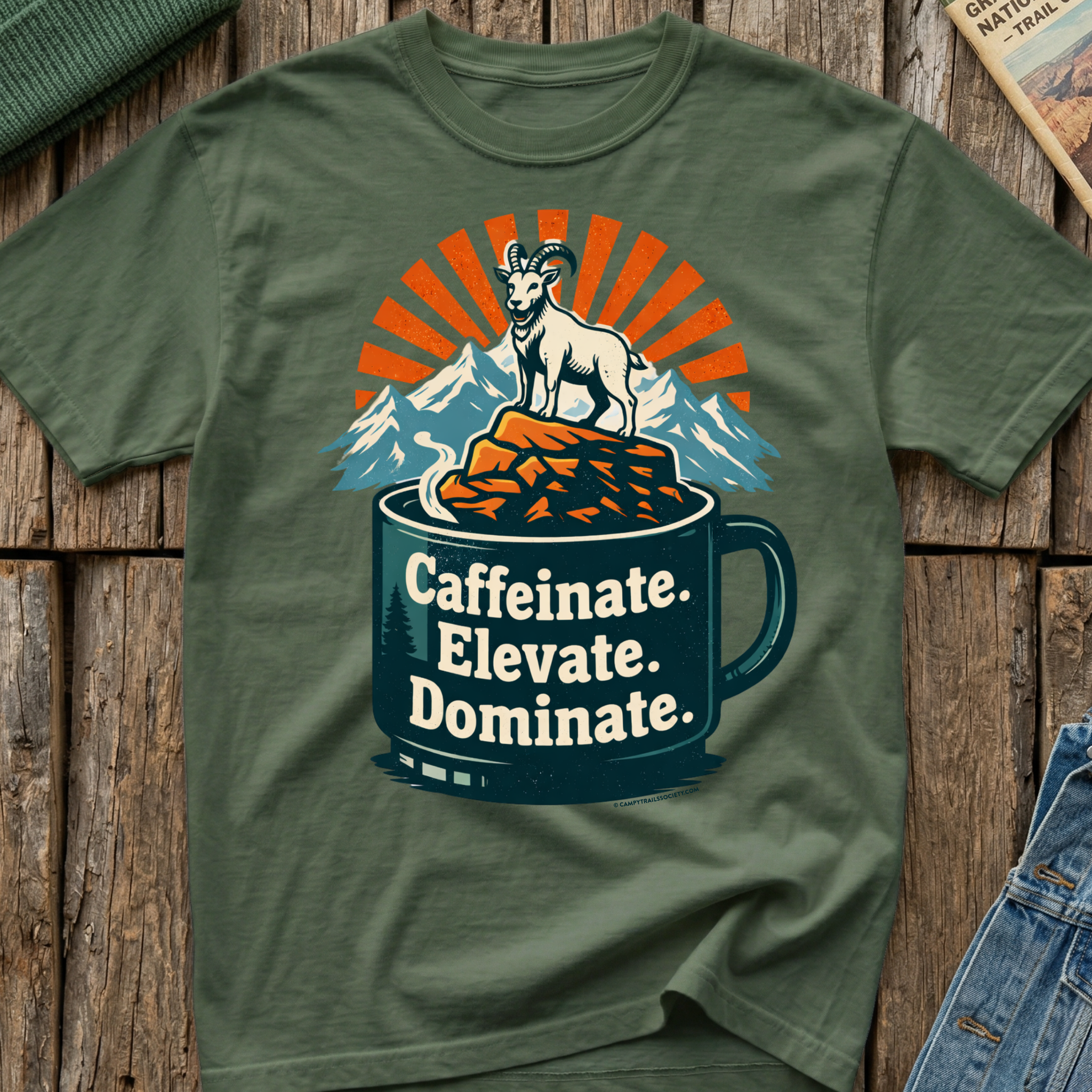 Caffeinate Elevate Dominate T-Shirt