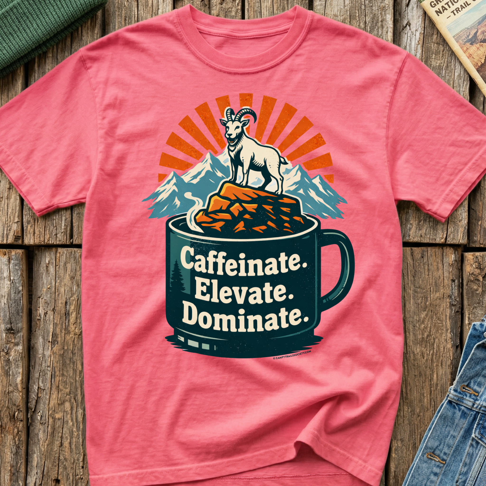 Caffeinate Elevate Dominate T-Shirt