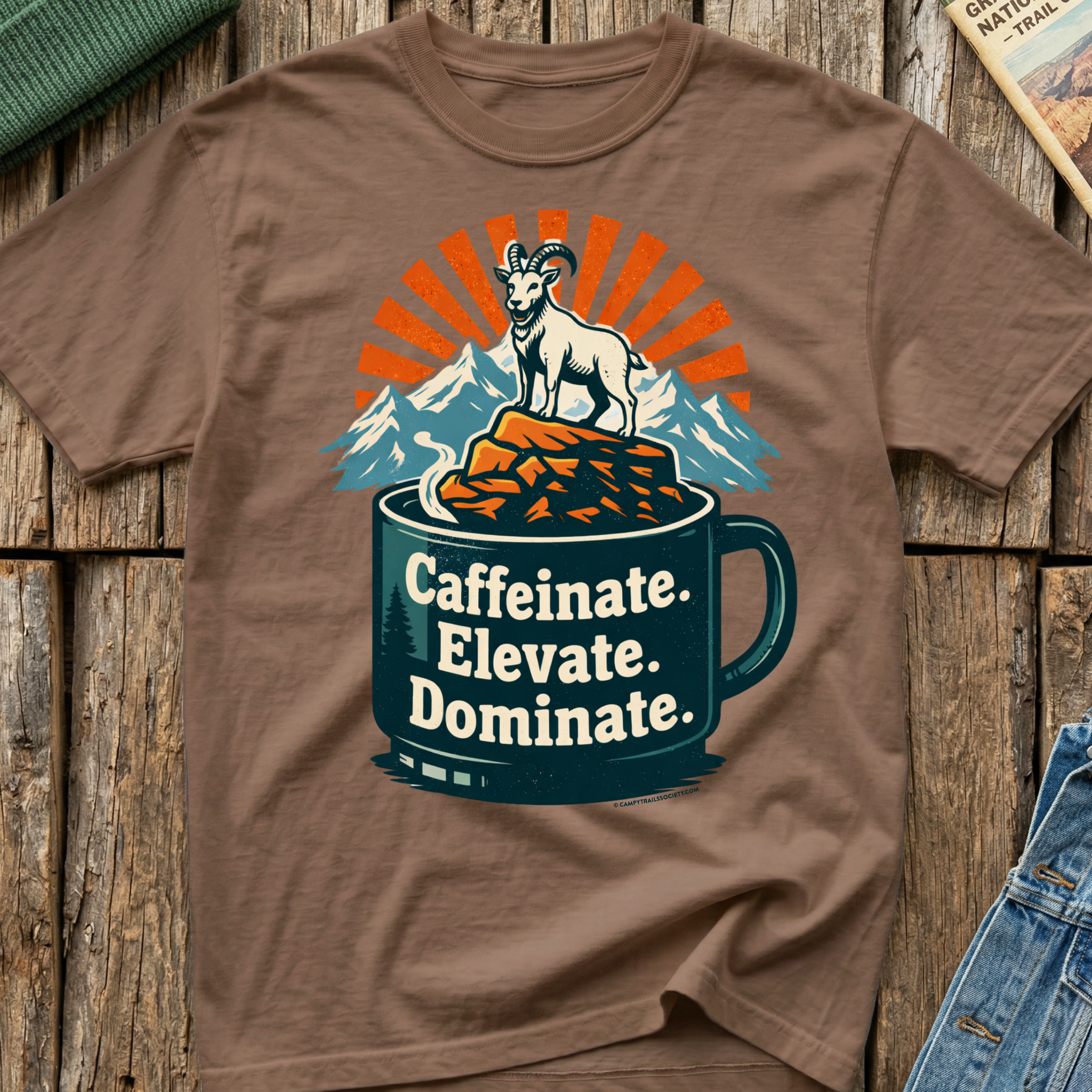 Caffeinate Elevate Dominate T-Shirt