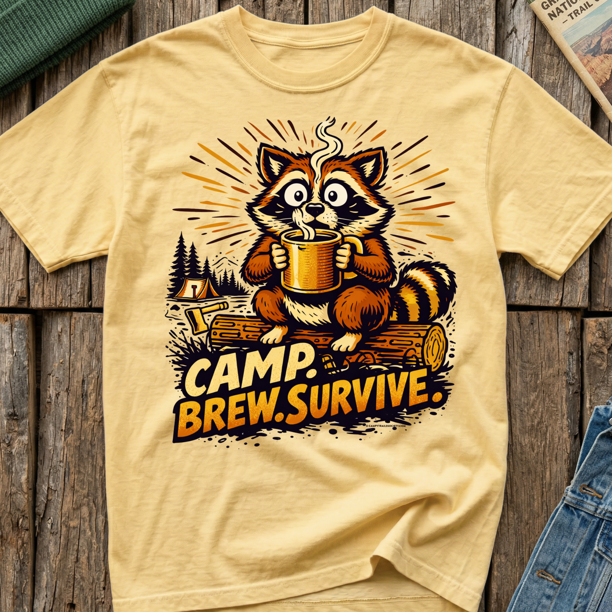 Camp. Brew. Survive. T-Shirt