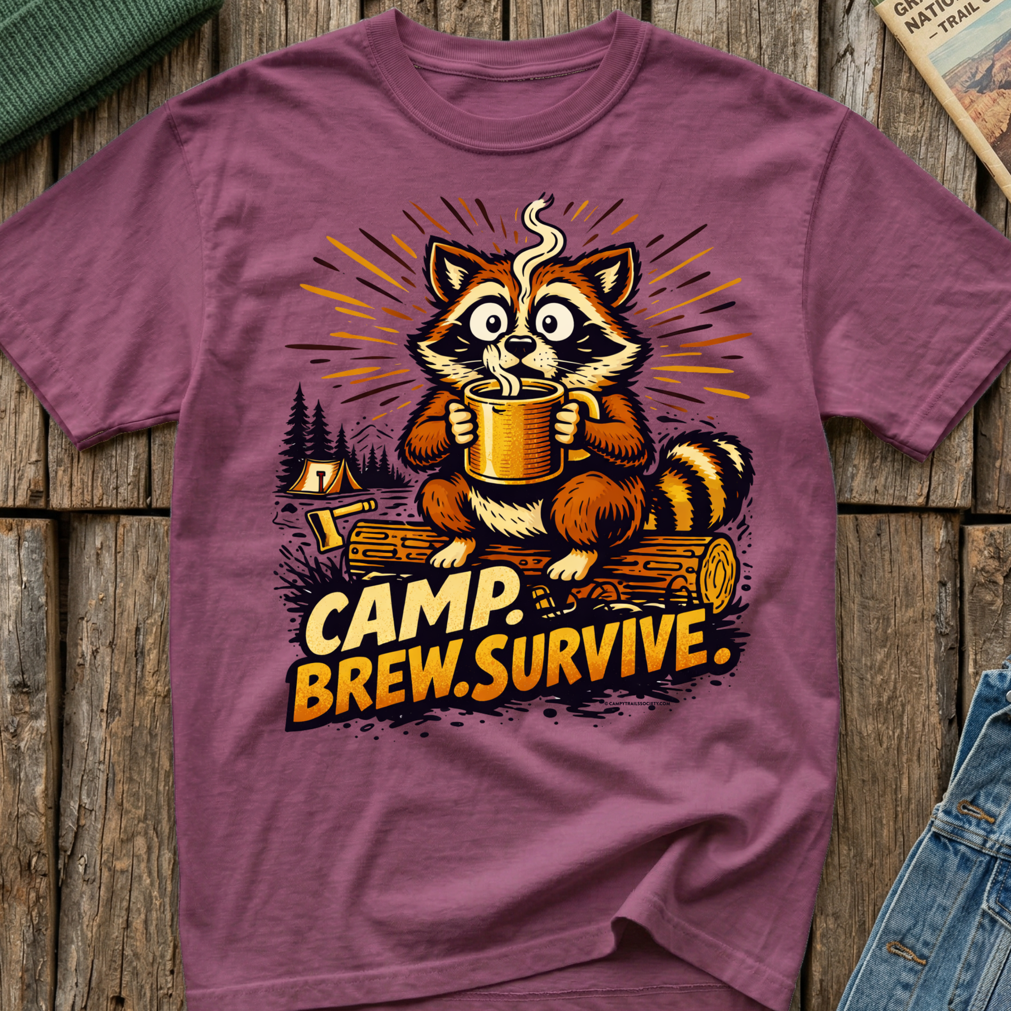Camp. Brew. Survive. T-Shirt