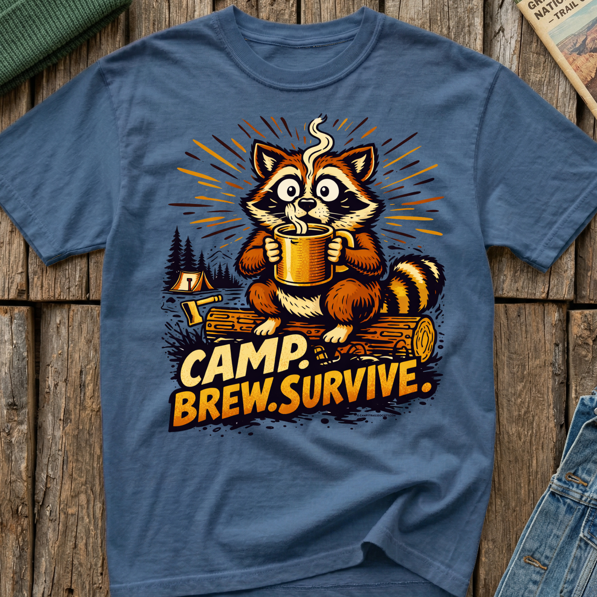 Camp. Brew. Survive. T-Shirt