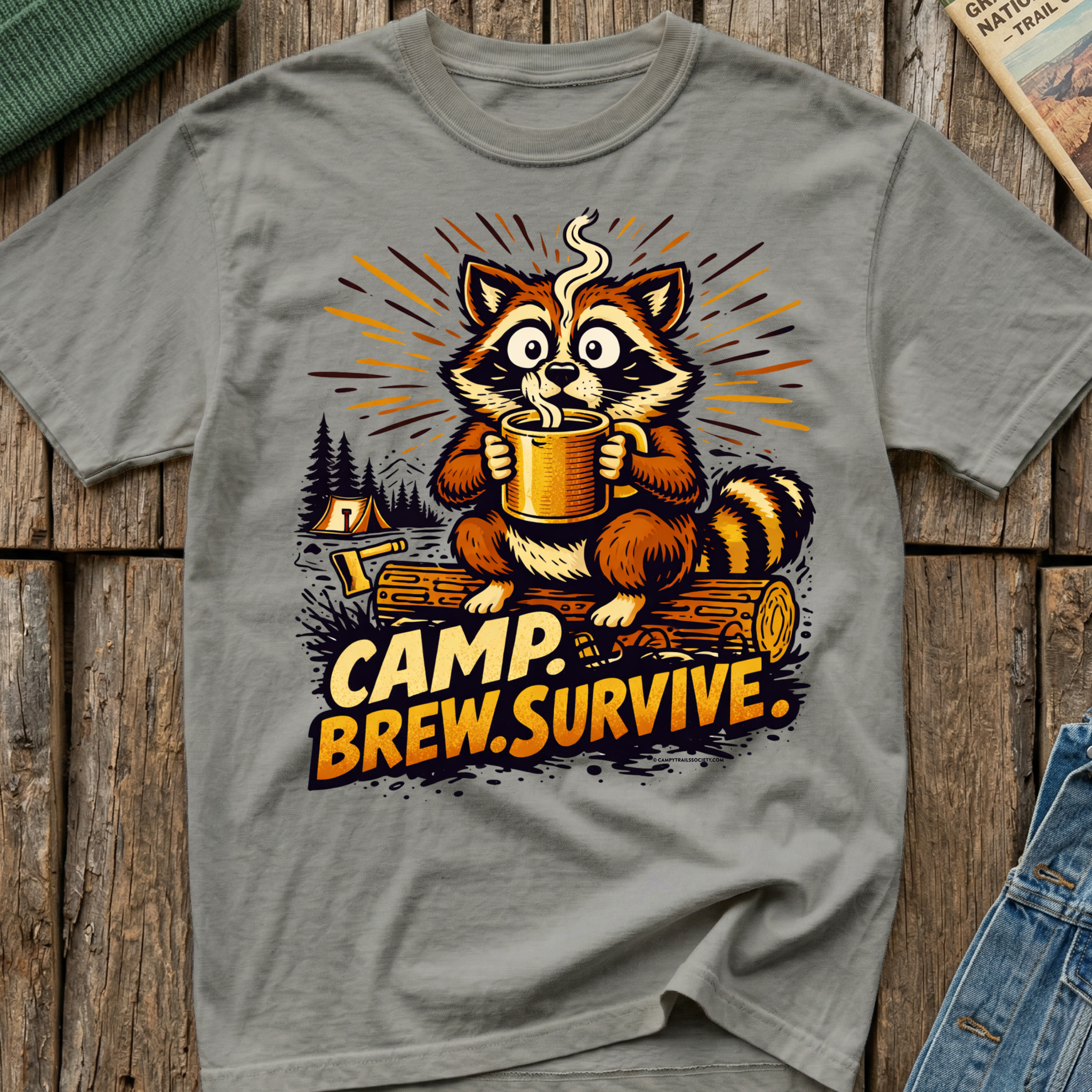 Camp. Brew. Survive. T-Shirt