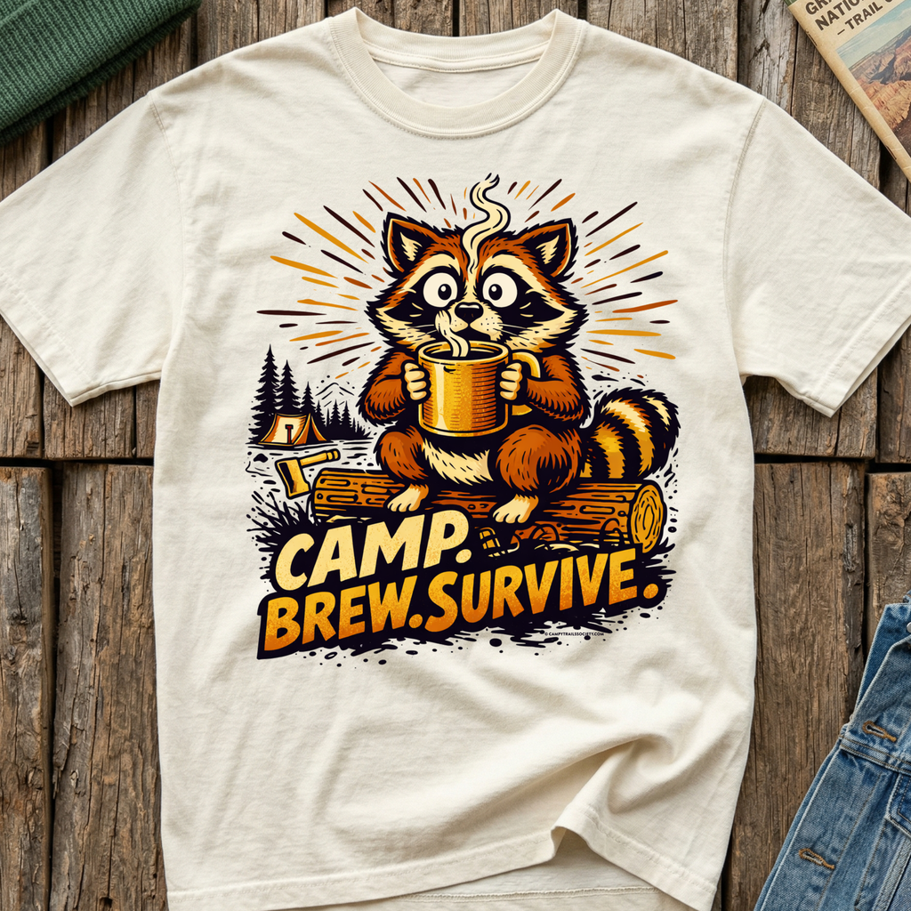 Camp. Brew. Survive. T-Shirt