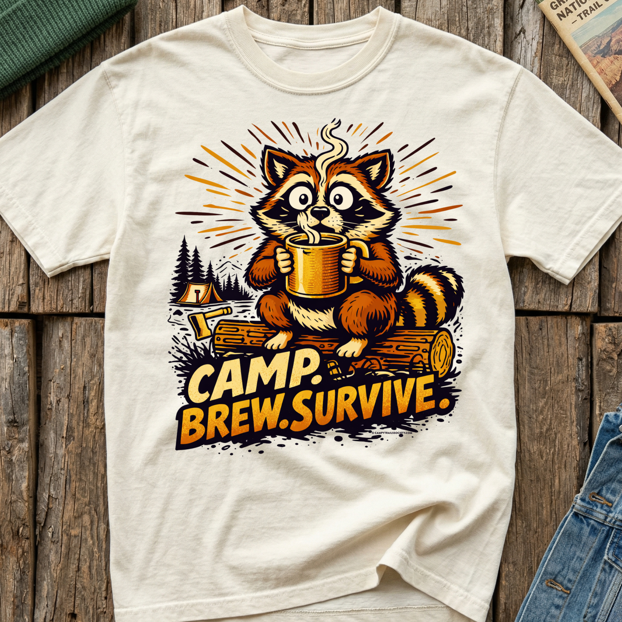 Camp. Brew. Survive. T-Shirt