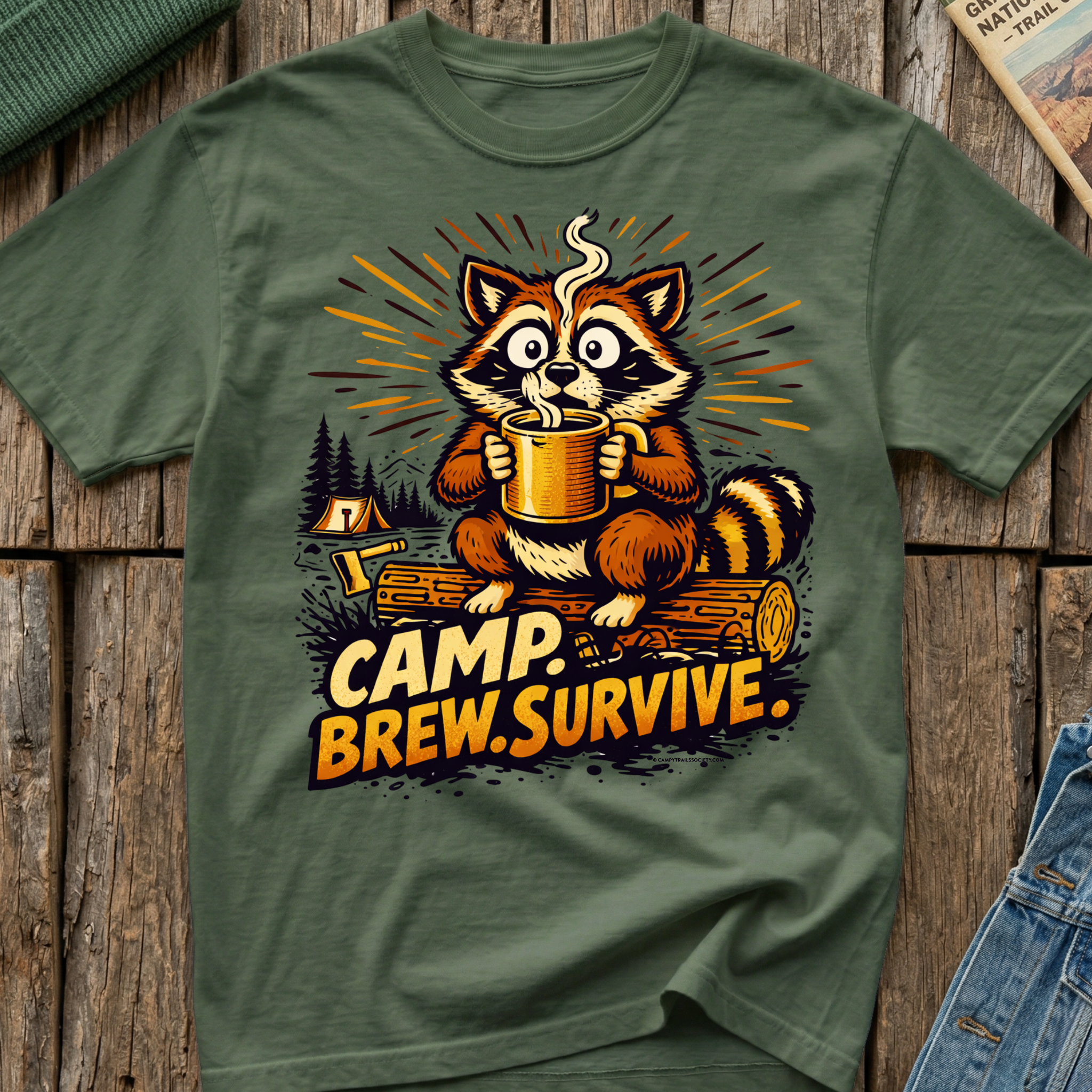 Camp. Brew. Survive. T-Shirt