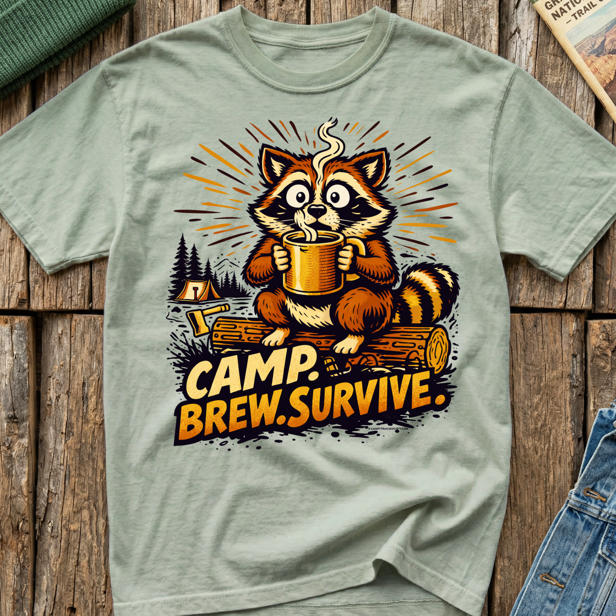 Camp. Brew. Survive. T-Shirt