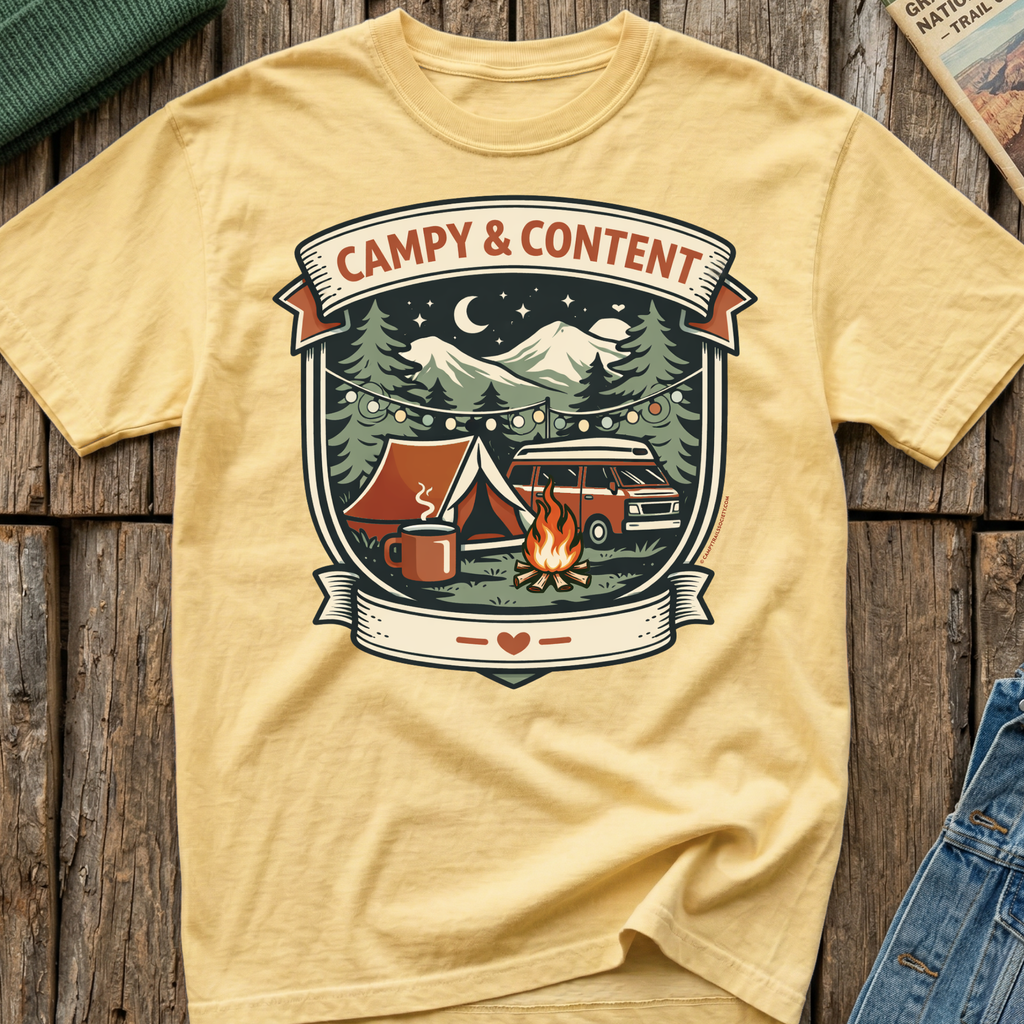 Campy & Content Van-Life T-Shirt