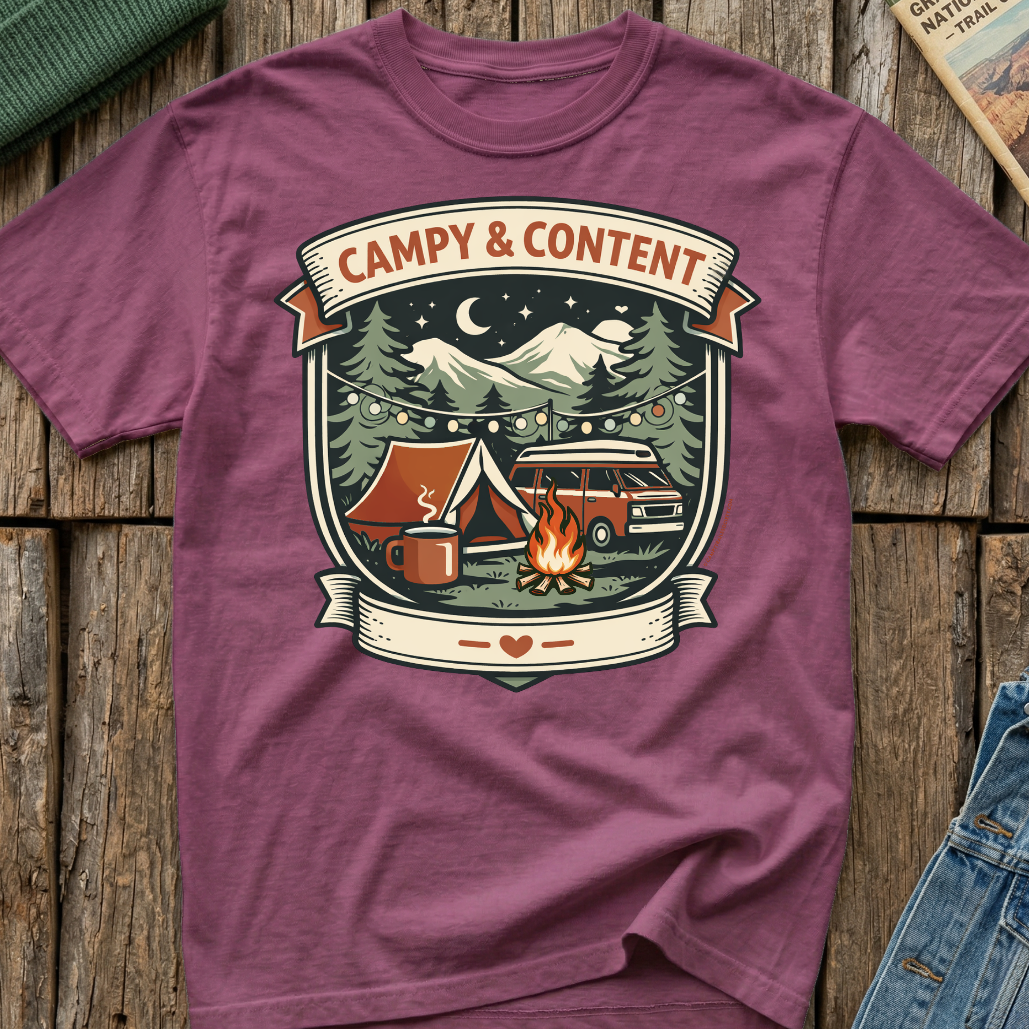 Campy & Content Van-Life T-Shirt