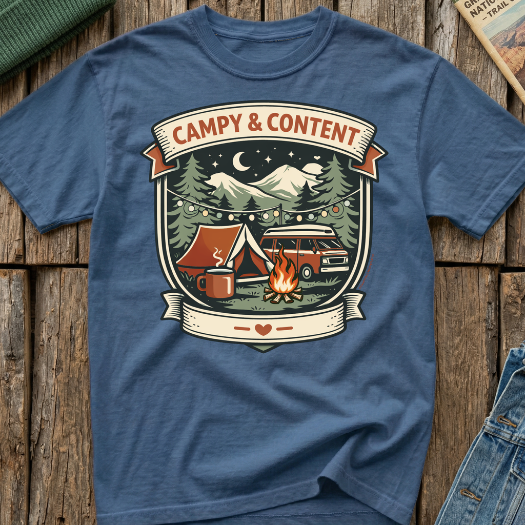 Campy & Content Van-Life T-Shirt