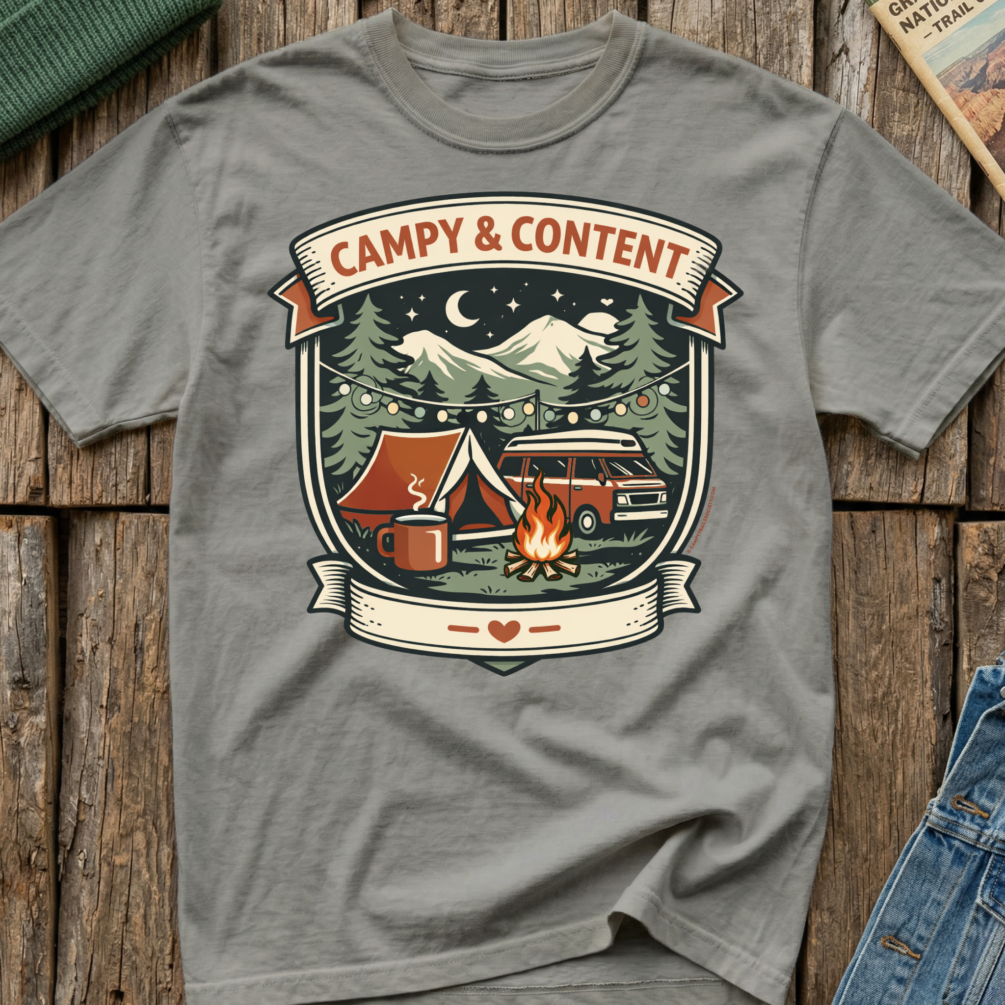 Campy & Content Van-Life T-Shirt