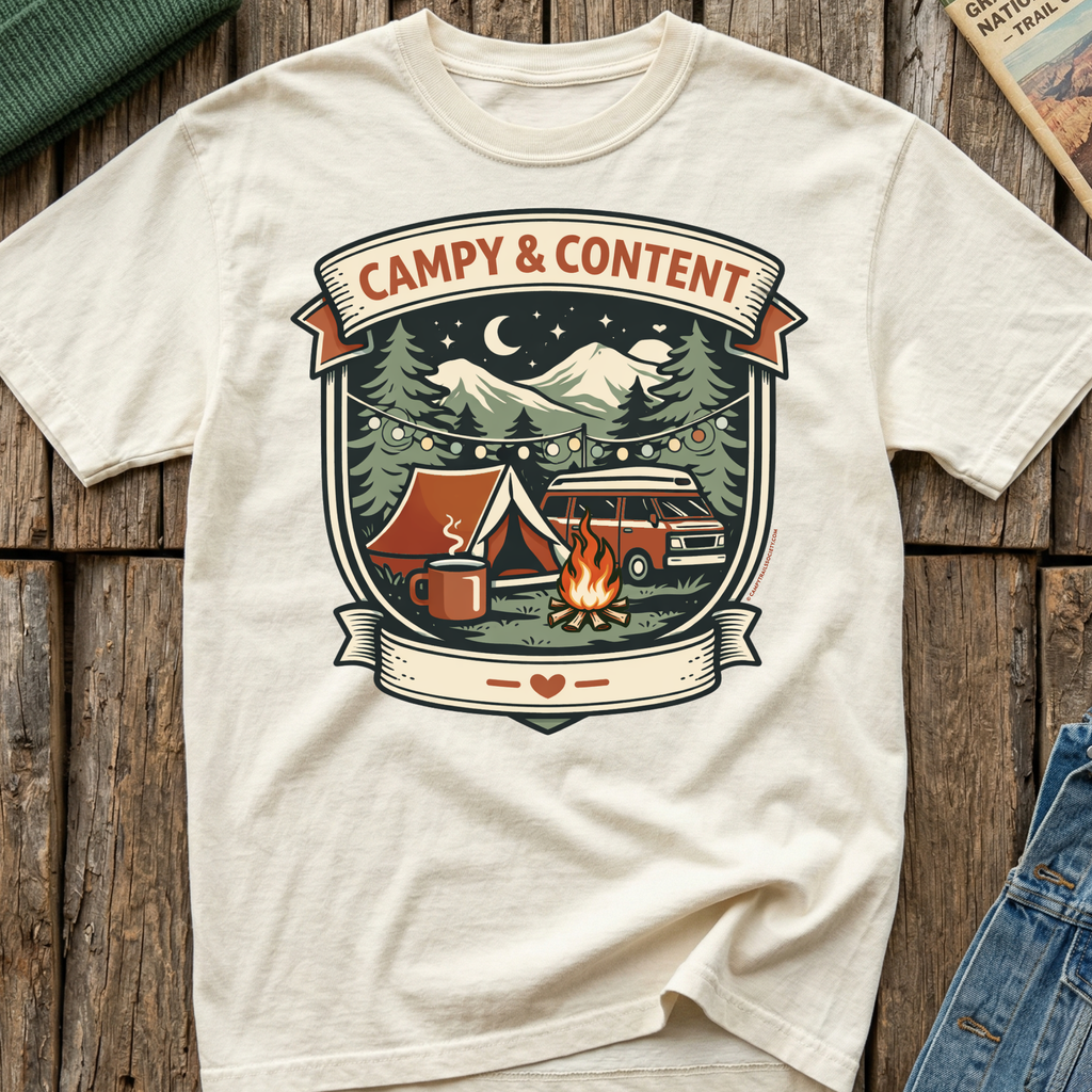 Campy & Content Van-Life T-Shirt