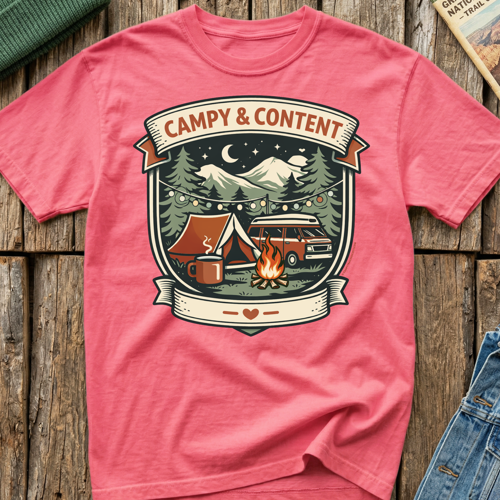 Campy & Content Van-Life T-Shirt