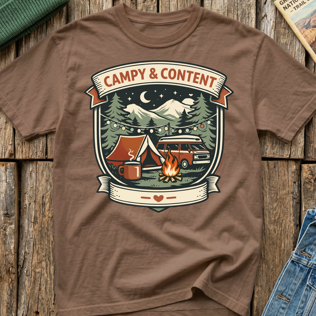 Campy & Content Van-Life T-Shirt