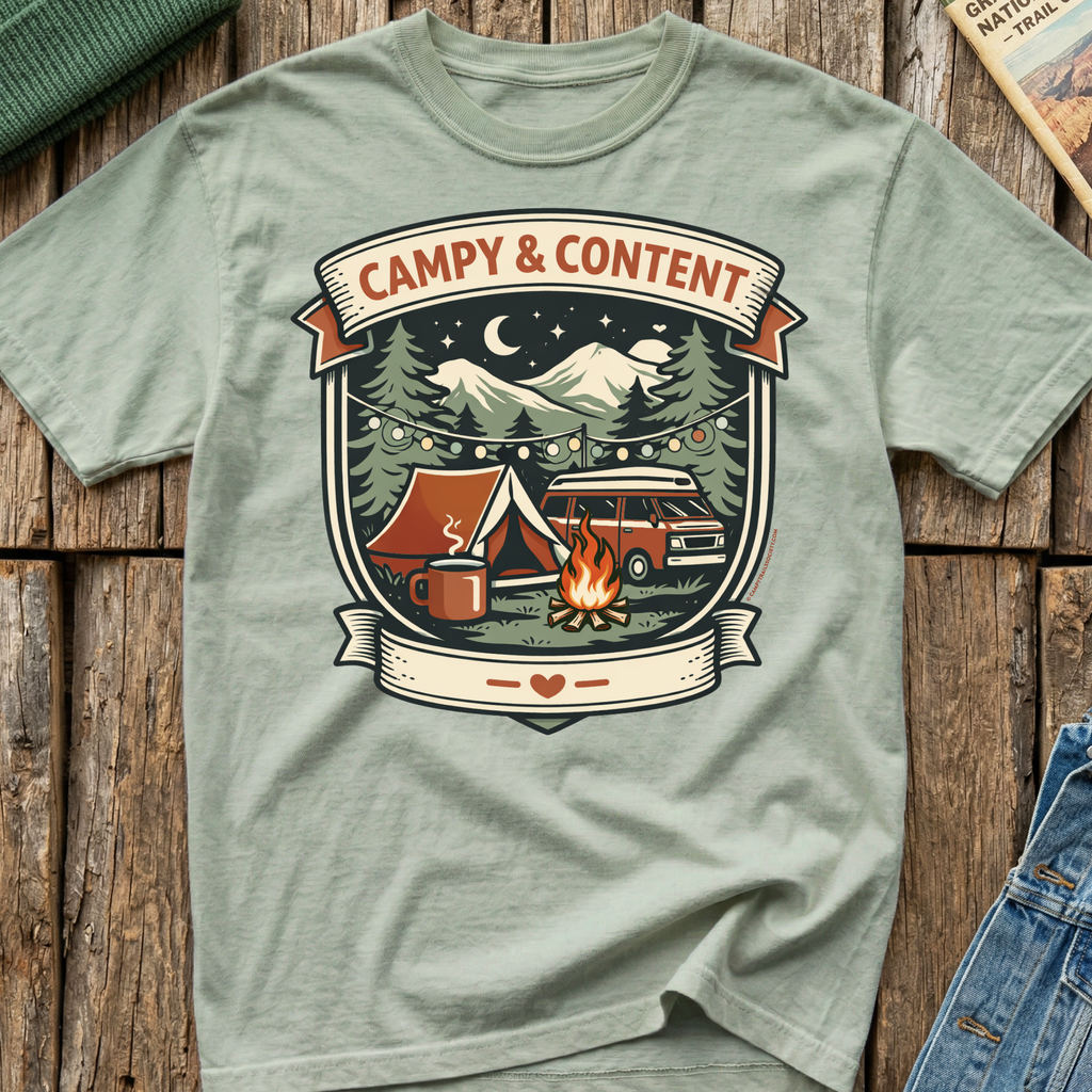 Campy & Content Van-Life T-Shirt