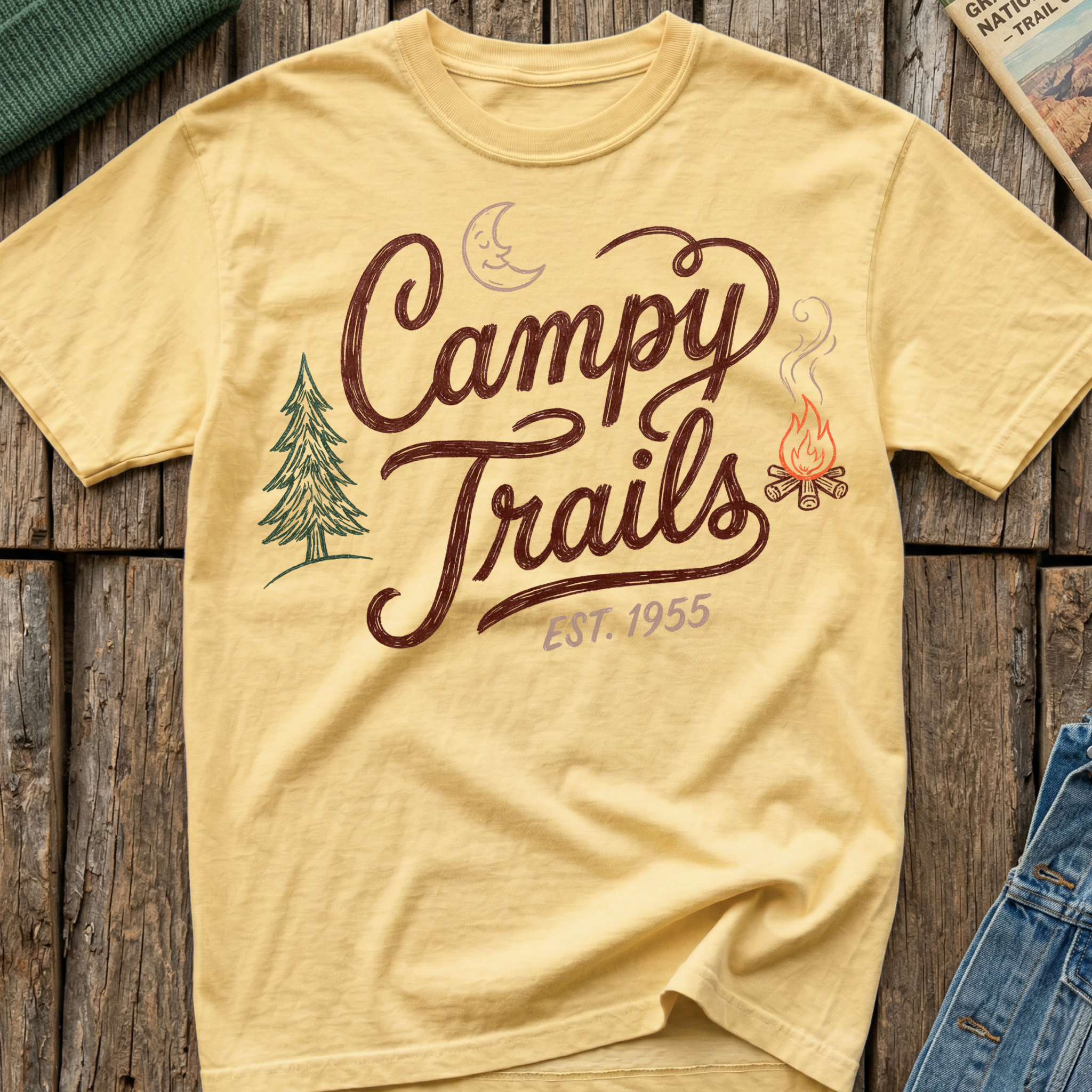 Campy Trails Whirly Logo T-Shirt