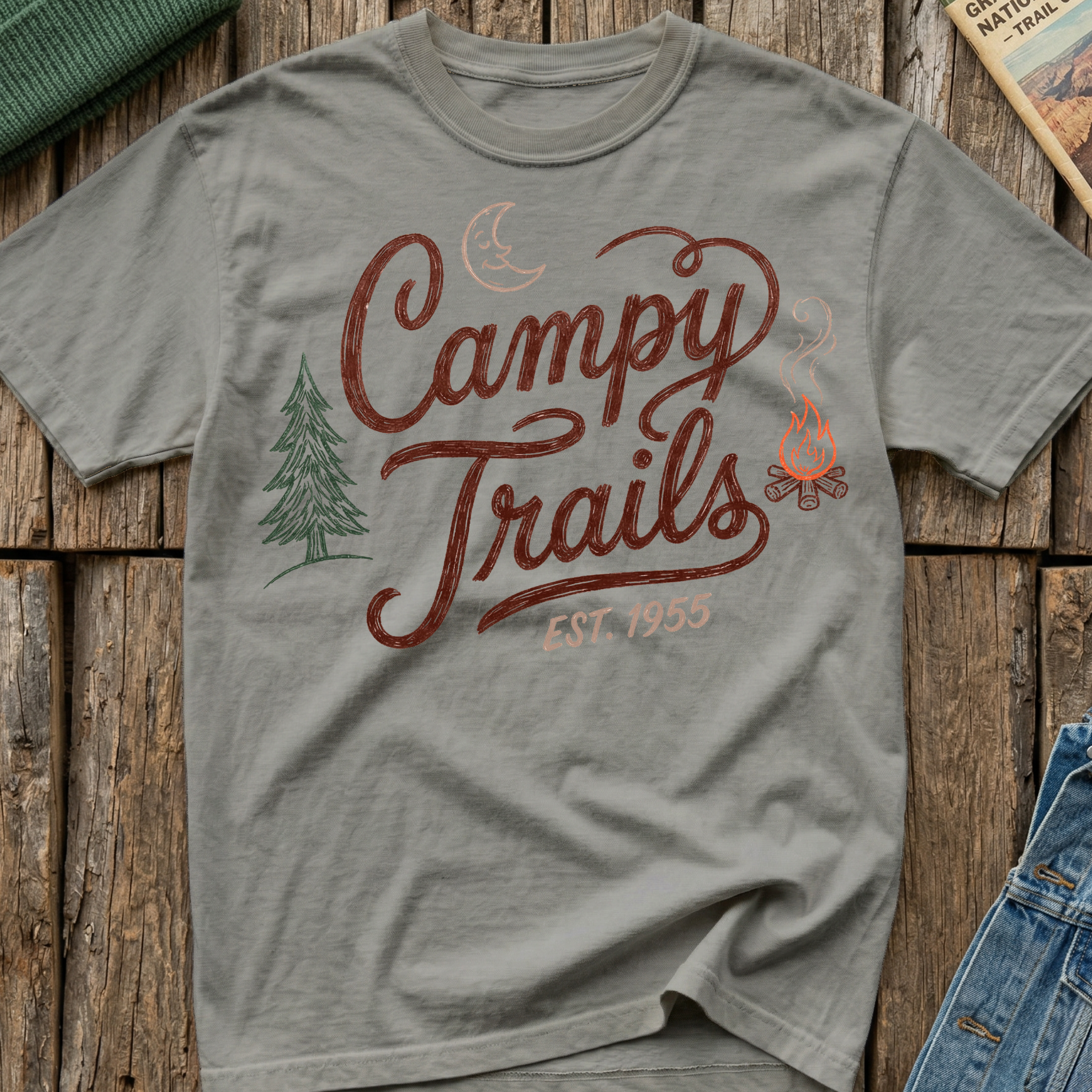 Campy Trails Whirly Logo T-Shirt