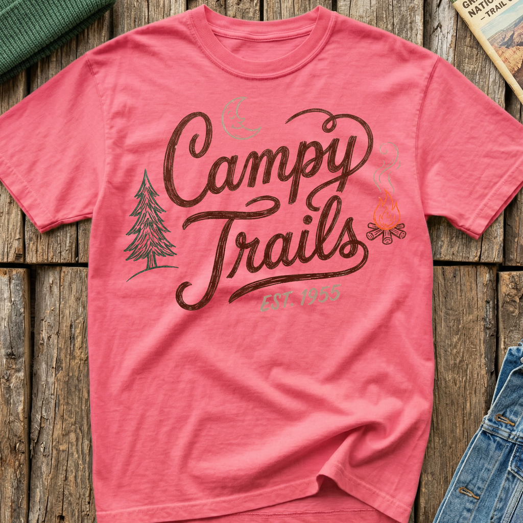 Campy Trails Whirly Logo T-Shirt
