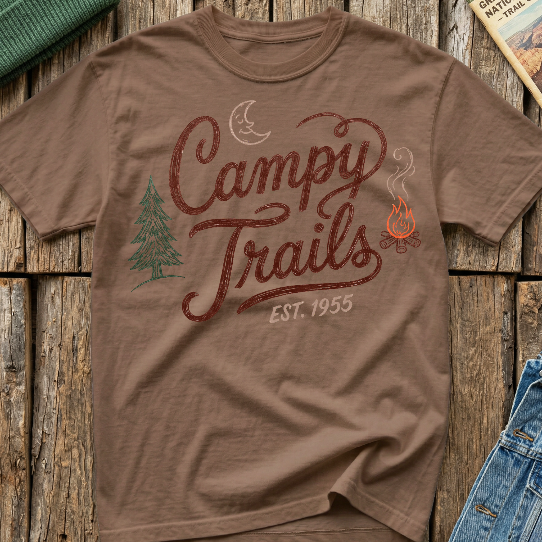 Campy Trails Whirly Logo T-Shirt