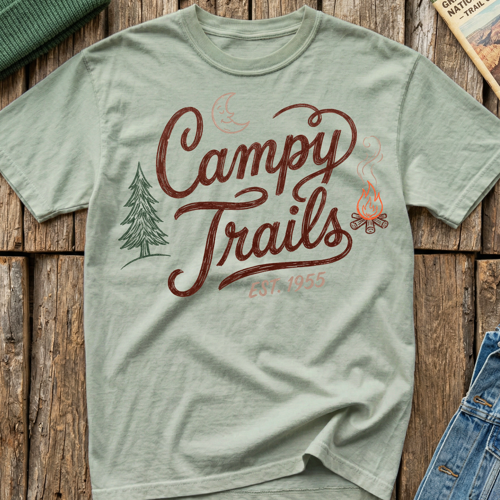Campy Trails Whirly Logo T-Shirt