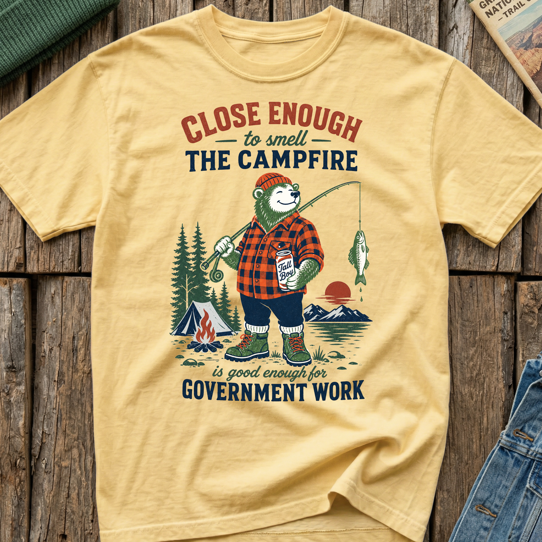 Close Enough to Smell The Campfire T-Shirt