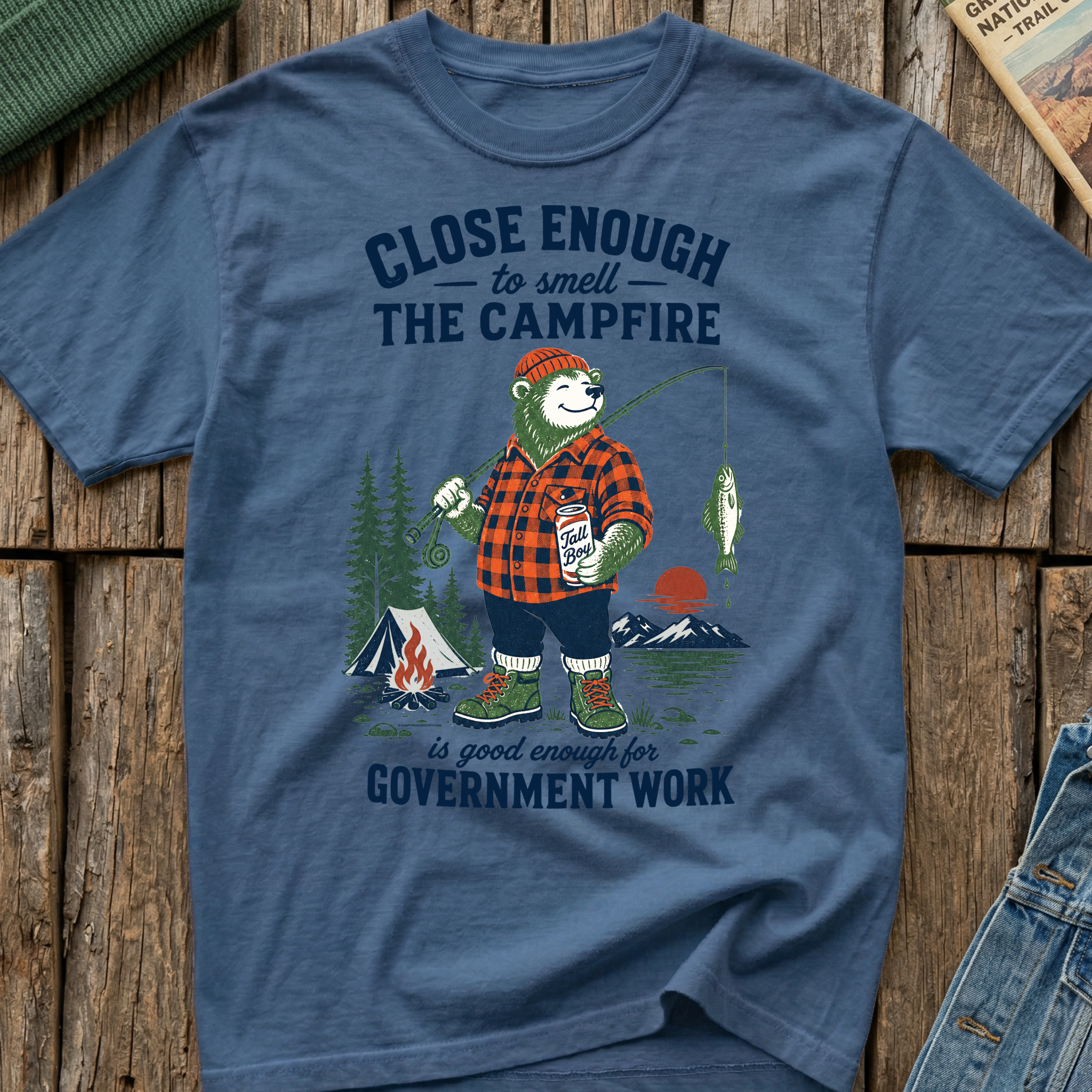 Close Enough to Smell The Campfire T-Shirt