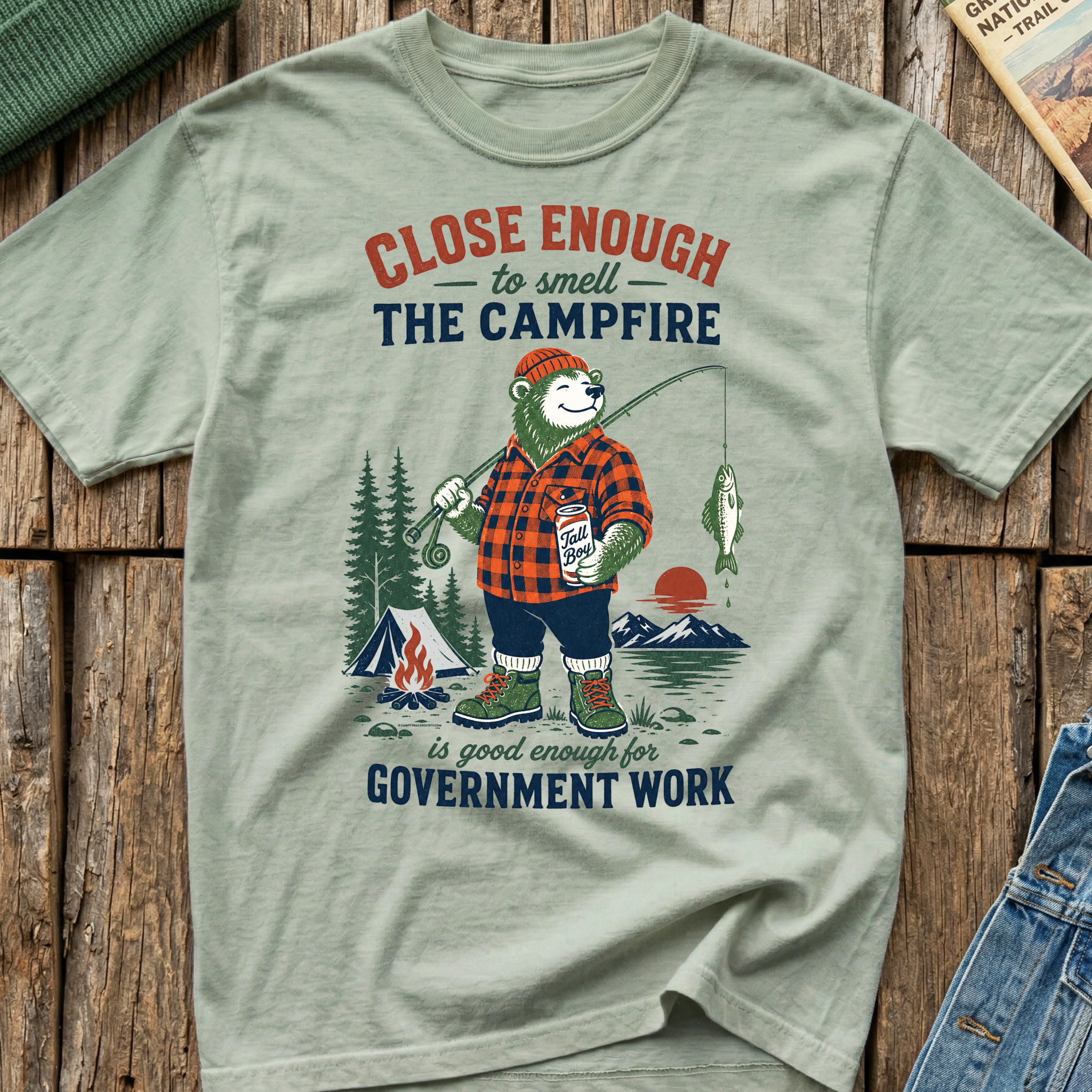 Close Enough to Smell The Campfire T-Shirt