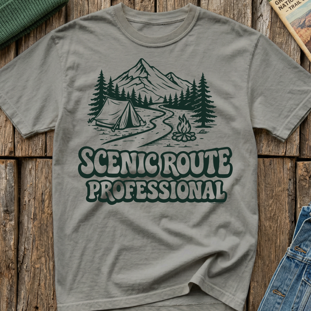 Scenic Route Professional T-Shirt