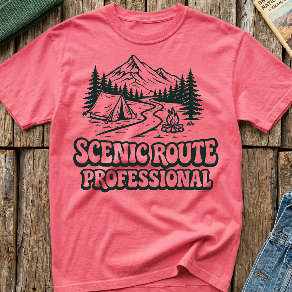Scenic Route Professional T-Shirt