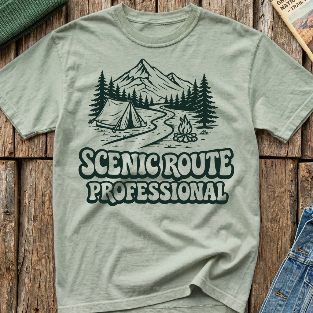 Scenic Route Professional T-Shirt