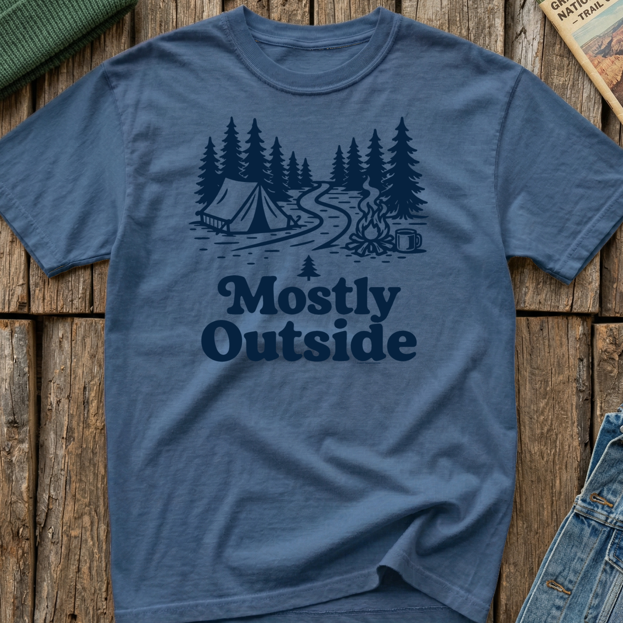 Mostly Outside Camping T-Shirt