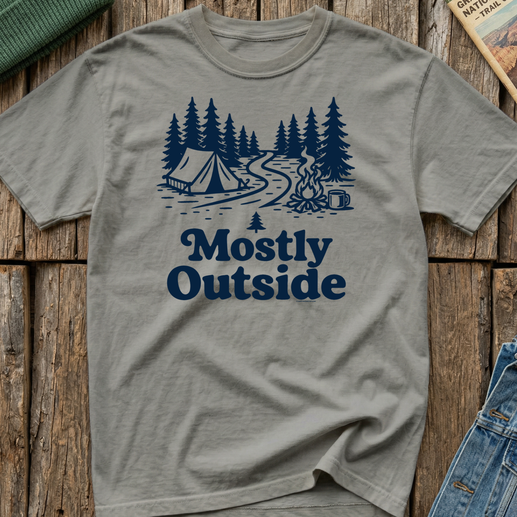 Mostly Outside Camping T-Shirt