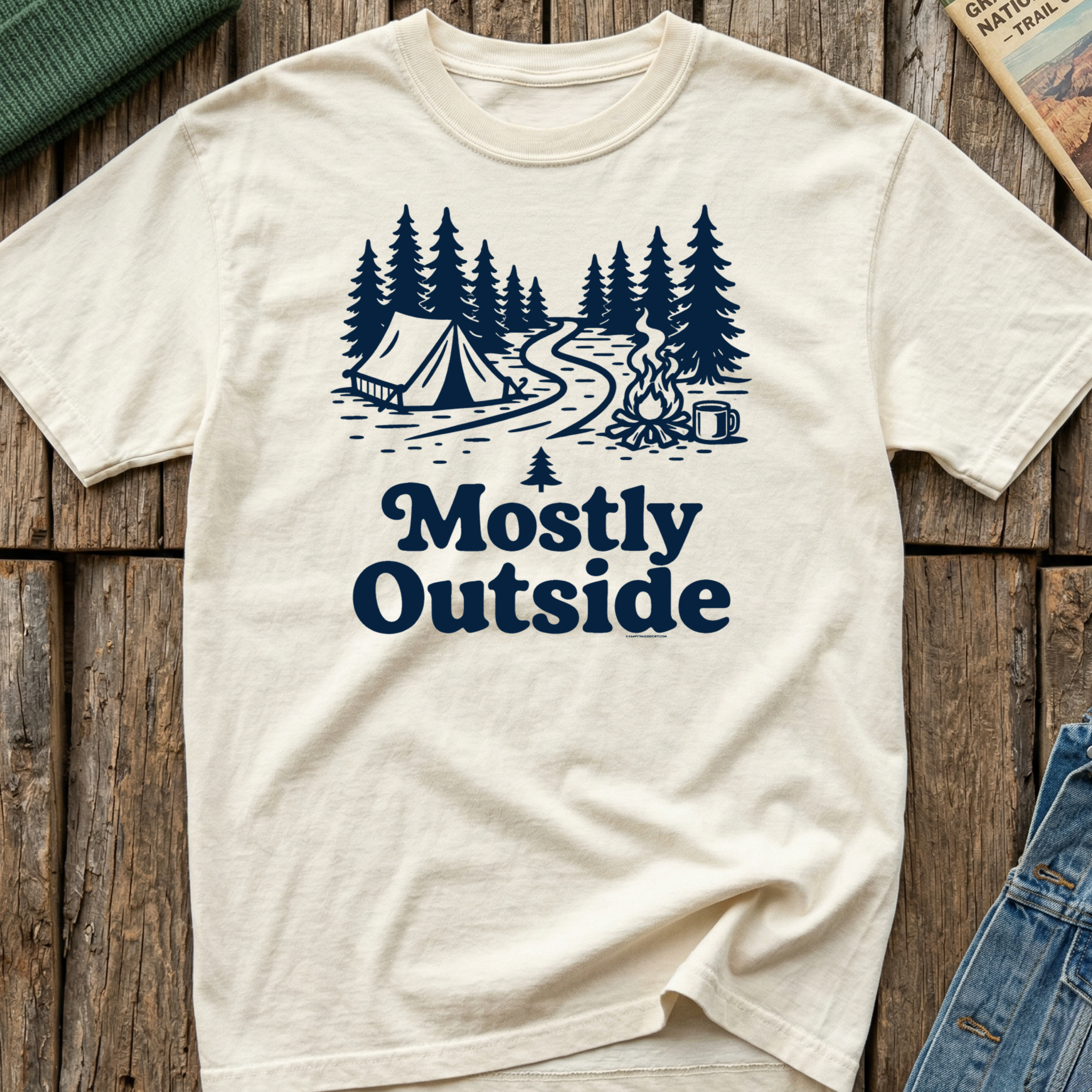 Mostly Outside Camping T-Shirt