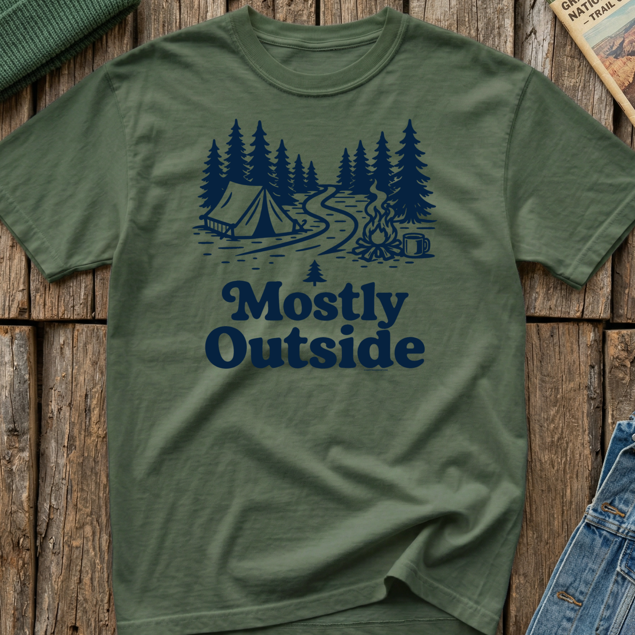 Mostly Outside Camping T-Shirt