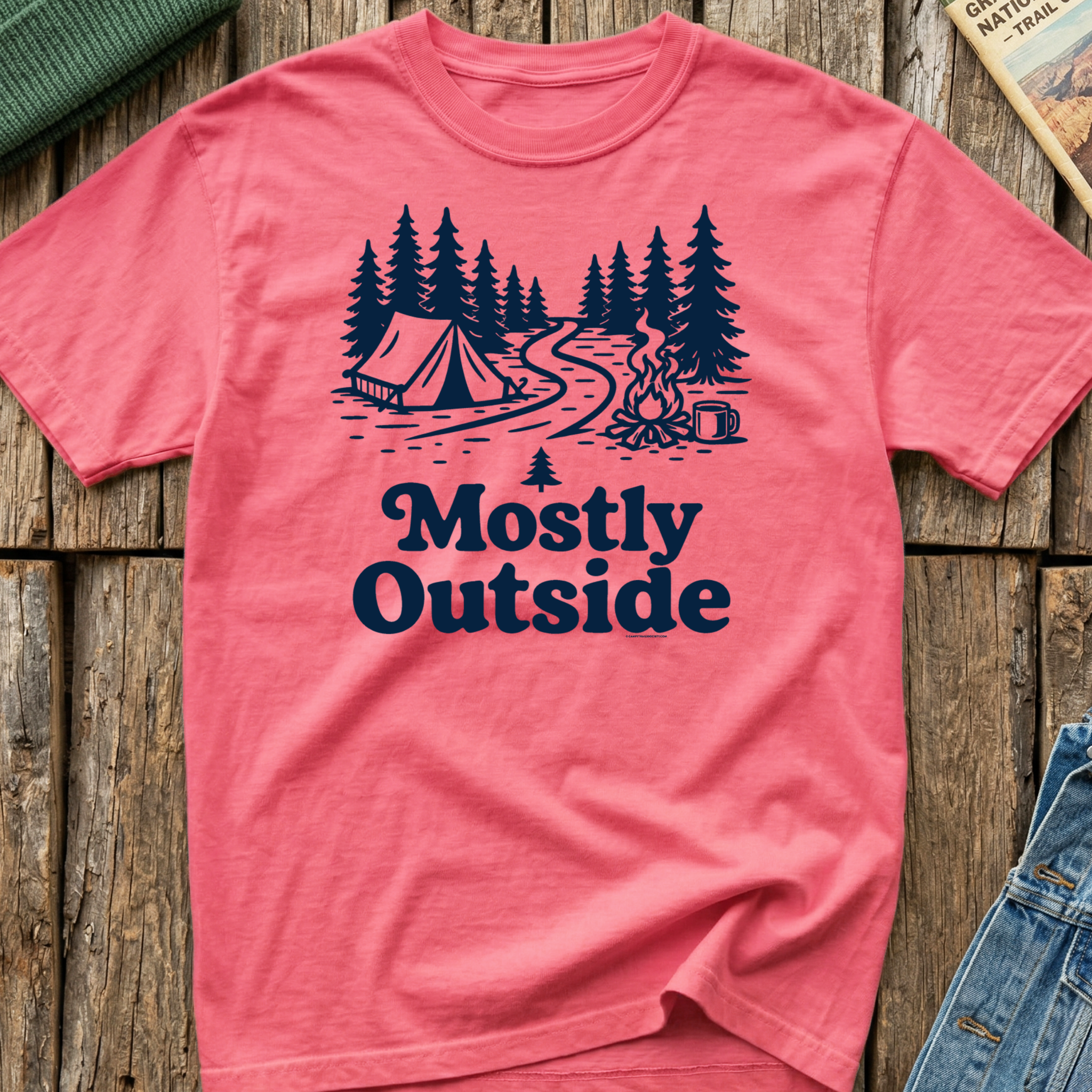 Mostly Outside Camping T-Shirt