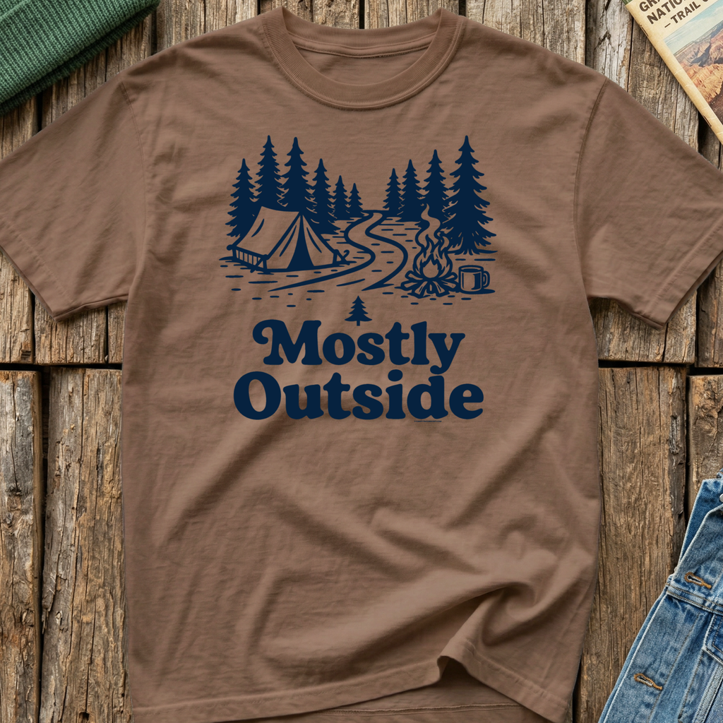 Mostly Outside Camping T-Shirt