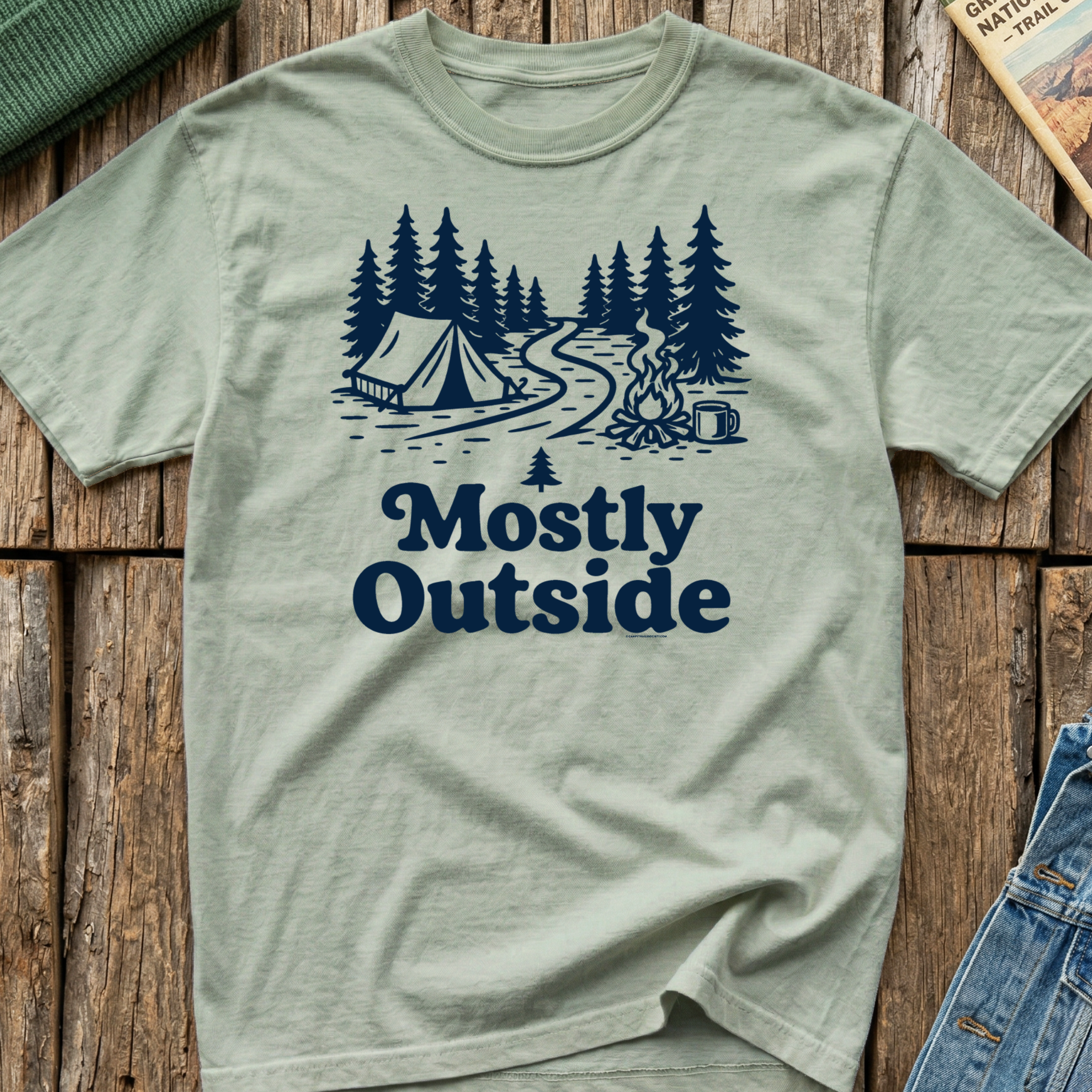 Mostly Outside Camping T-Shirt