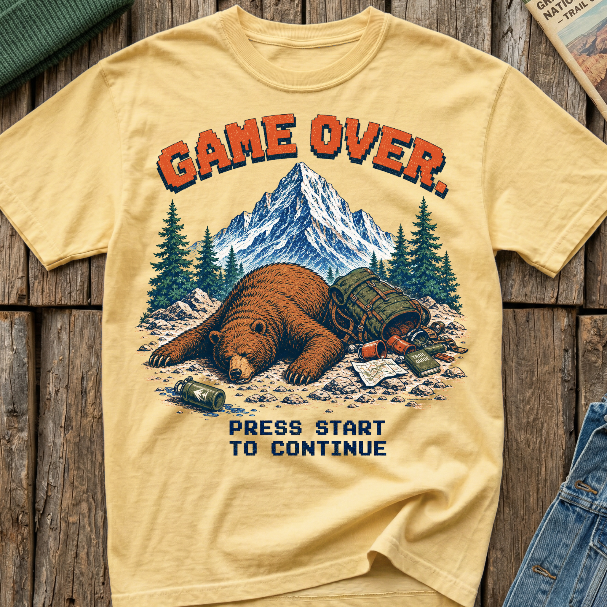 Game Over Press Start T-Shirt