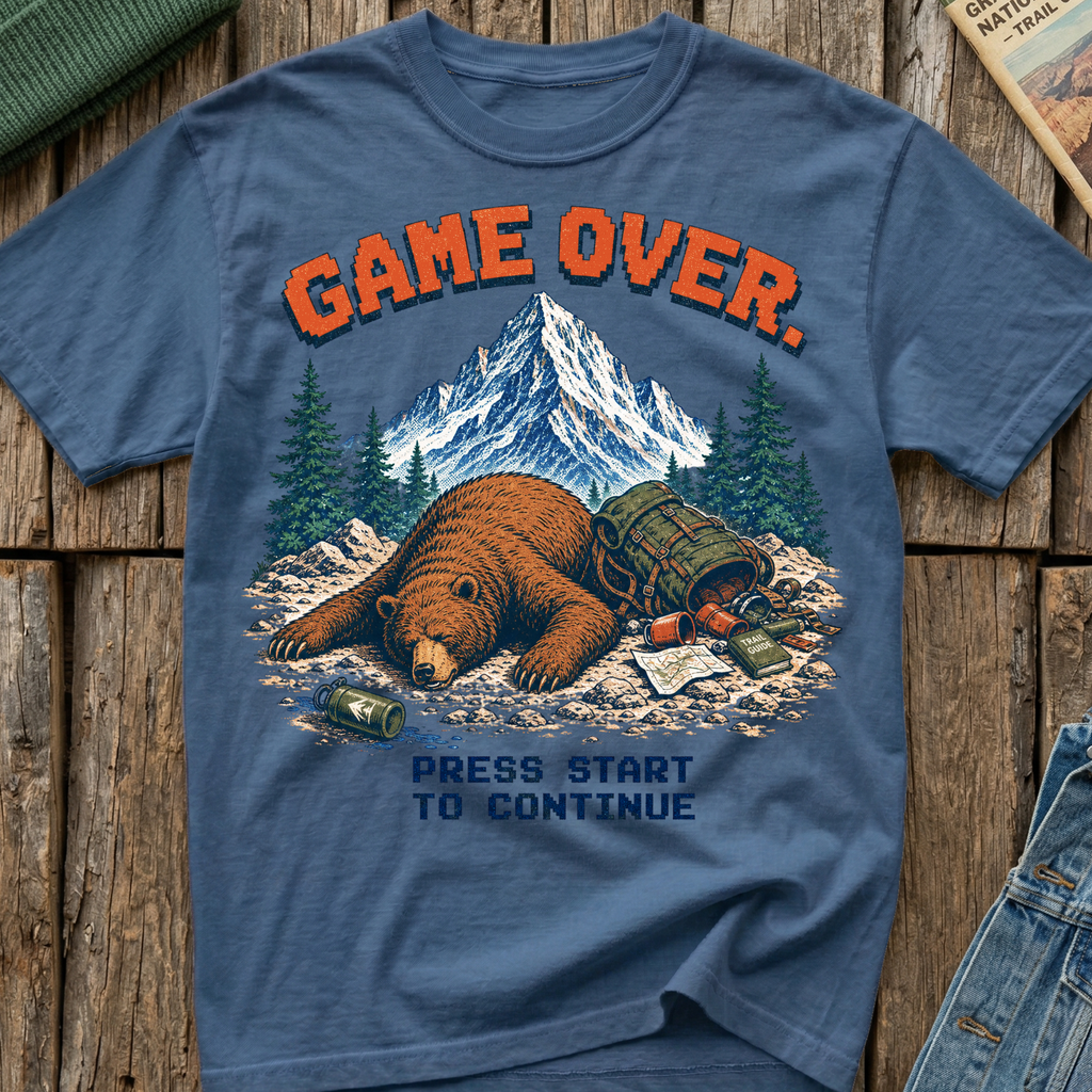 Game Over Press Start T-Shirt