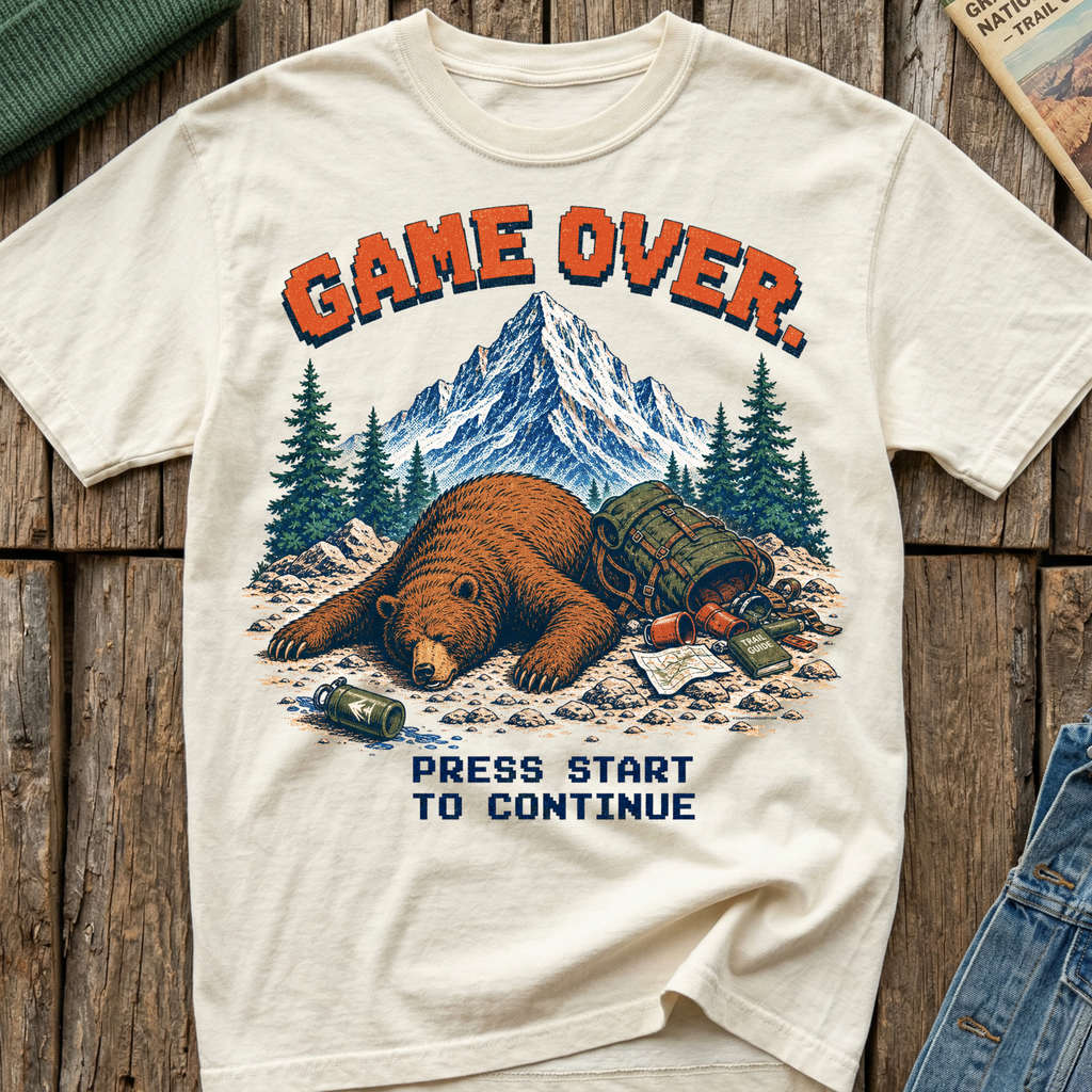 Game Over Press Start T-Shirt