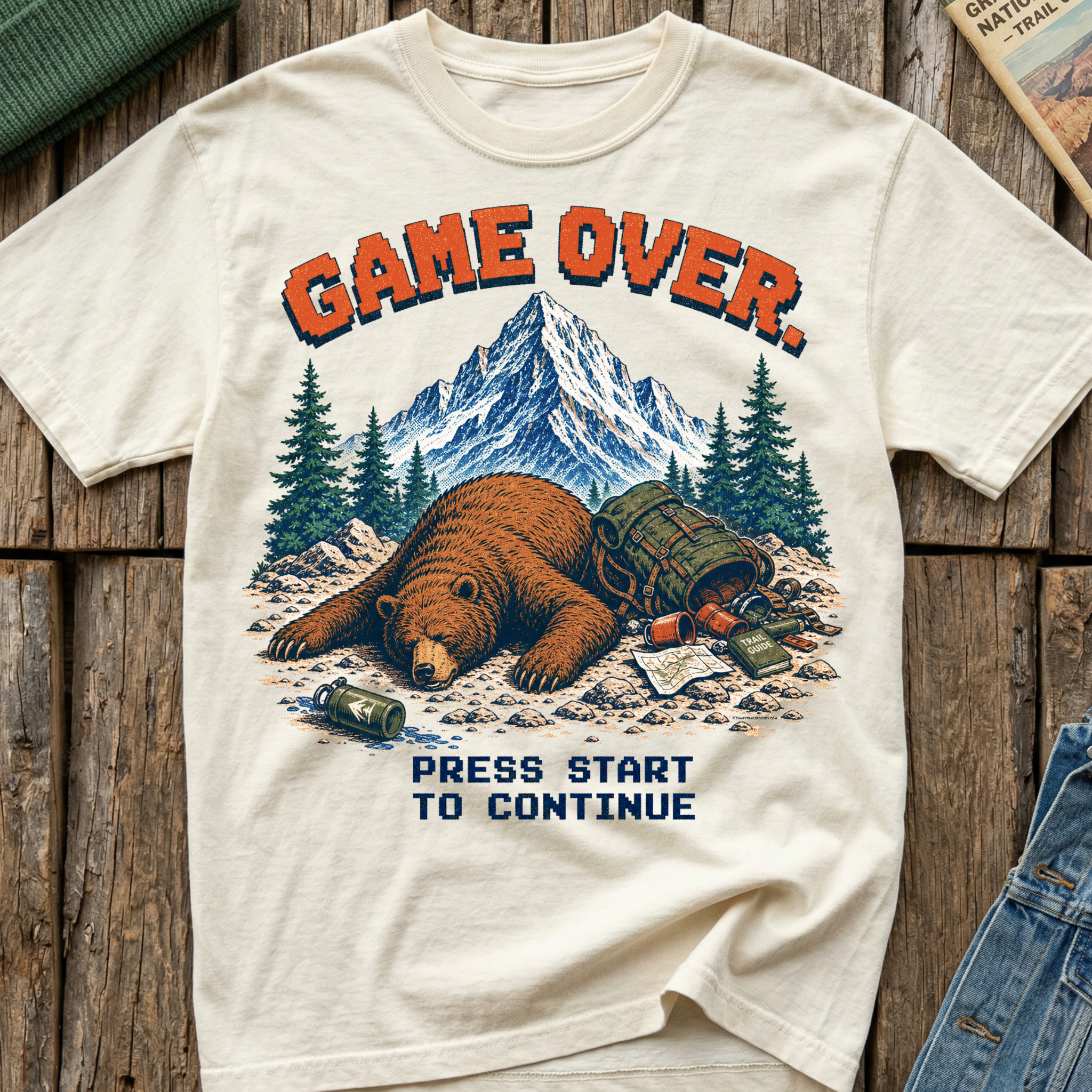 Game Over Press Start T-Shirt