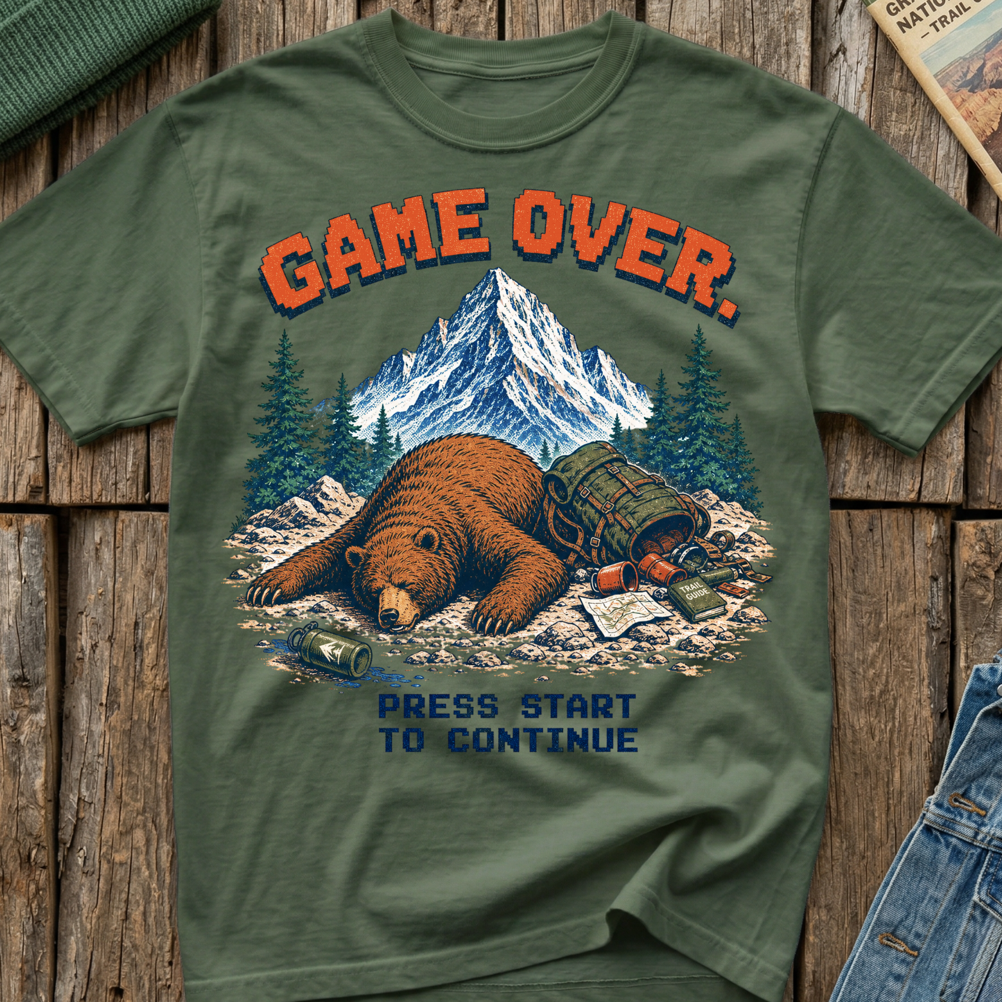 Game Over Press Start T-Shirt