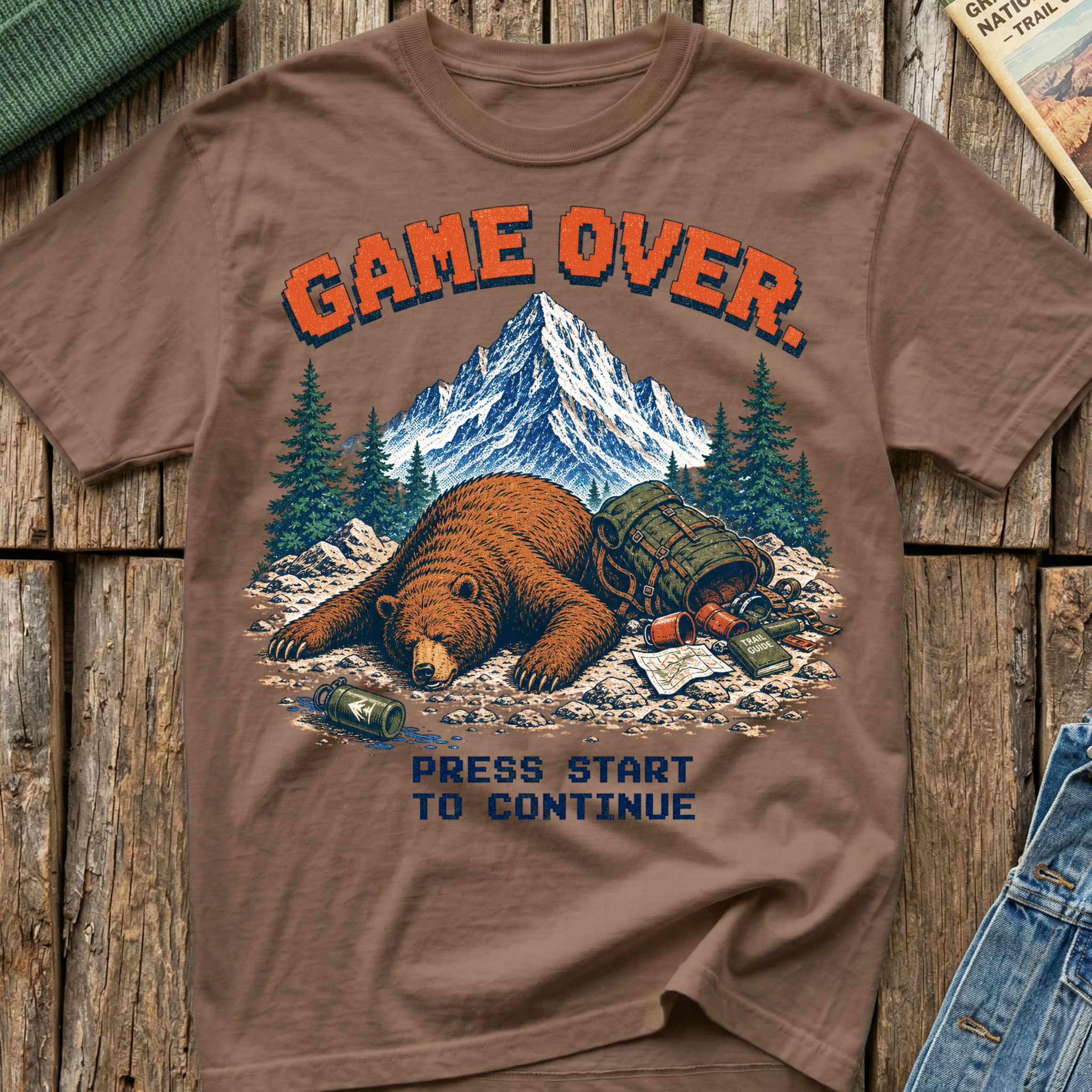 Game Over Press Start T-Shirt
