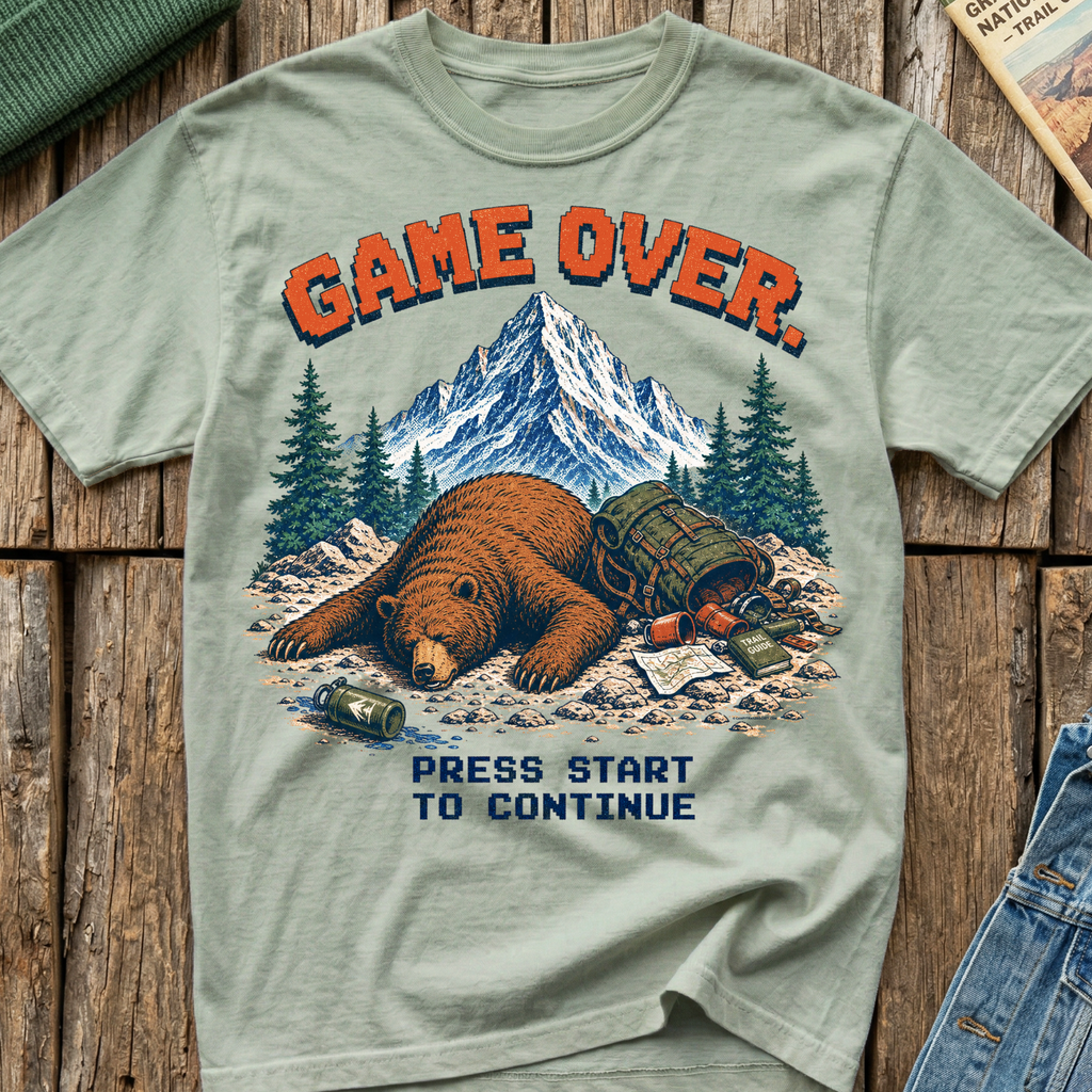 Game Over Press Start T-Shirt