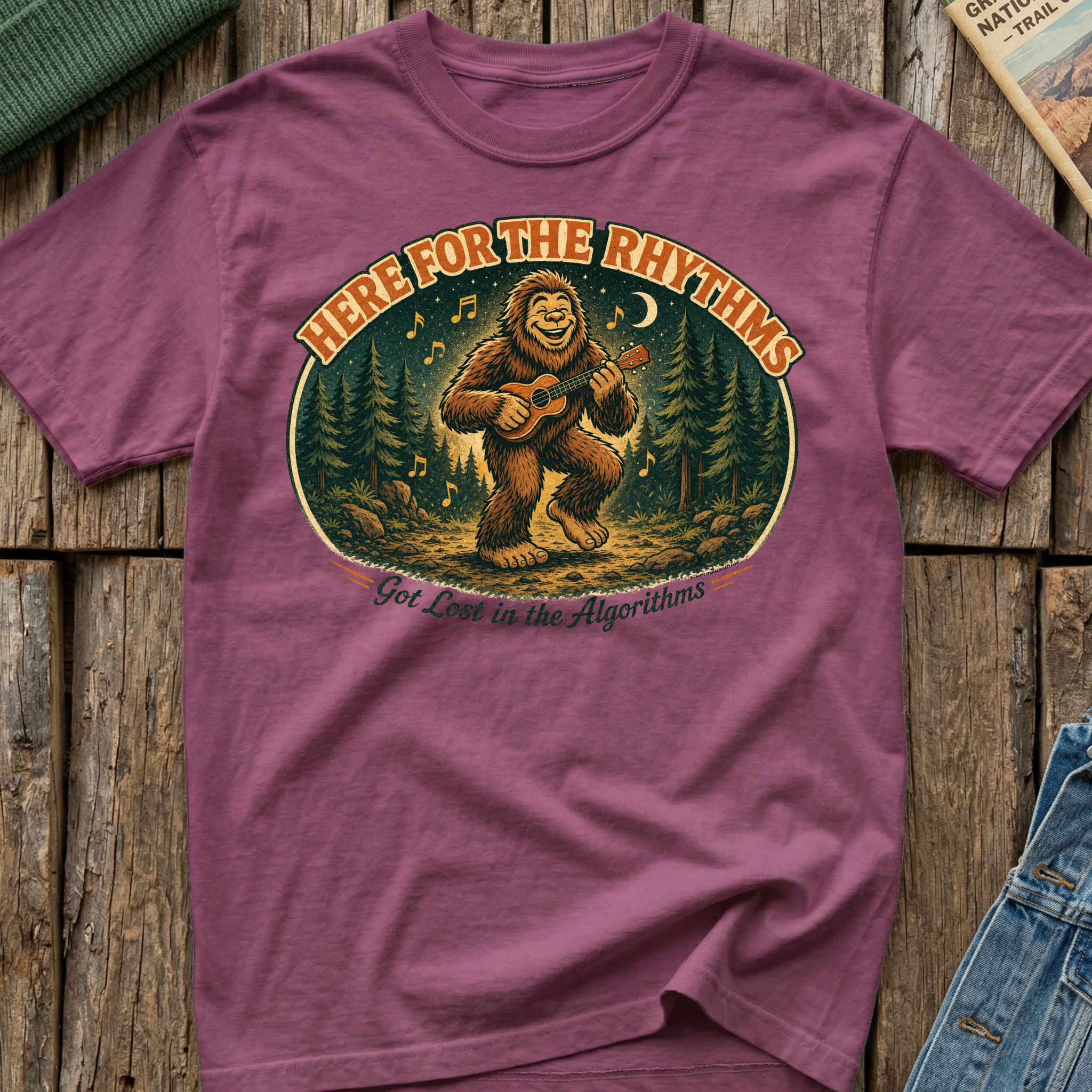 Here For The Rhythms T-Shirt