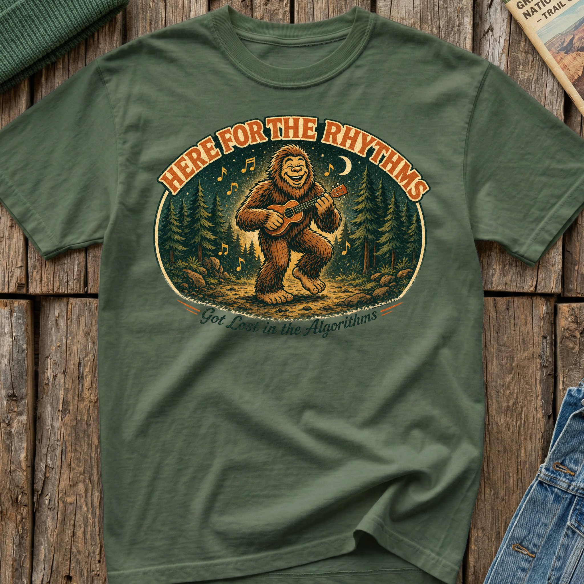 Here For The Rhythms T-Shirt